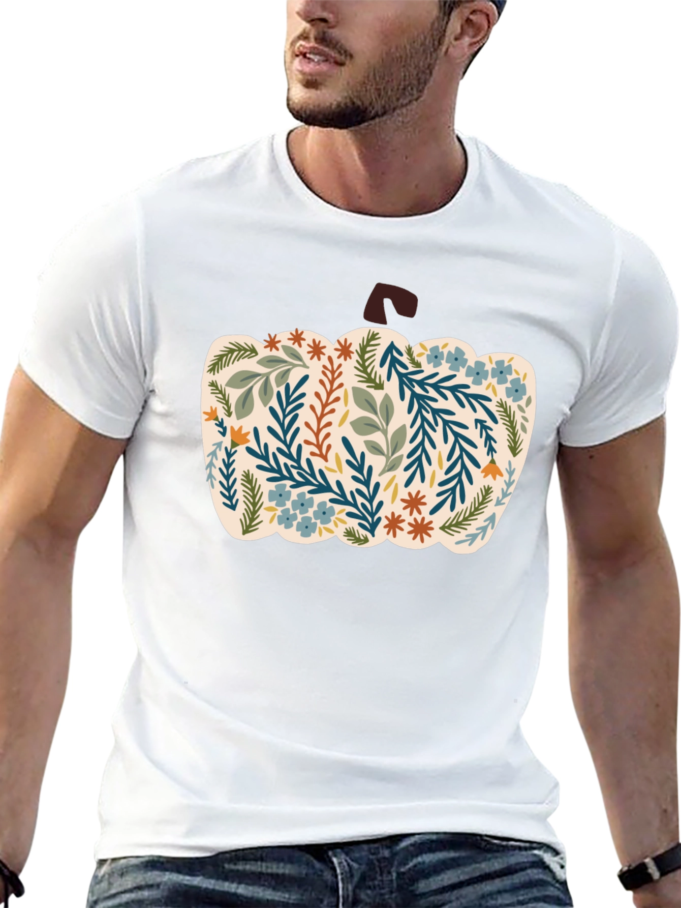 Floral Pumpkin Graphic Tee