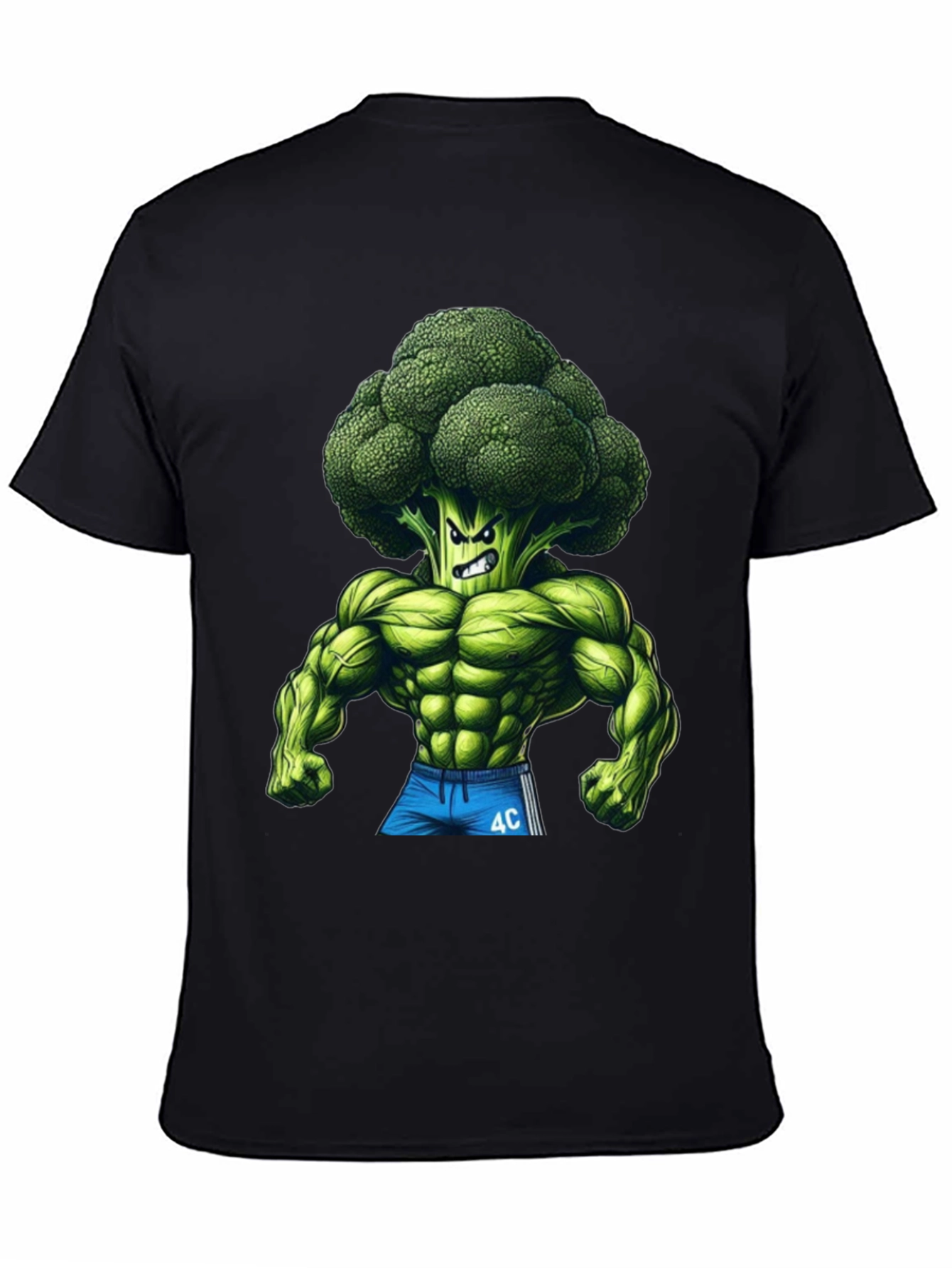 Broccoli Muscle T-Shirt - Black