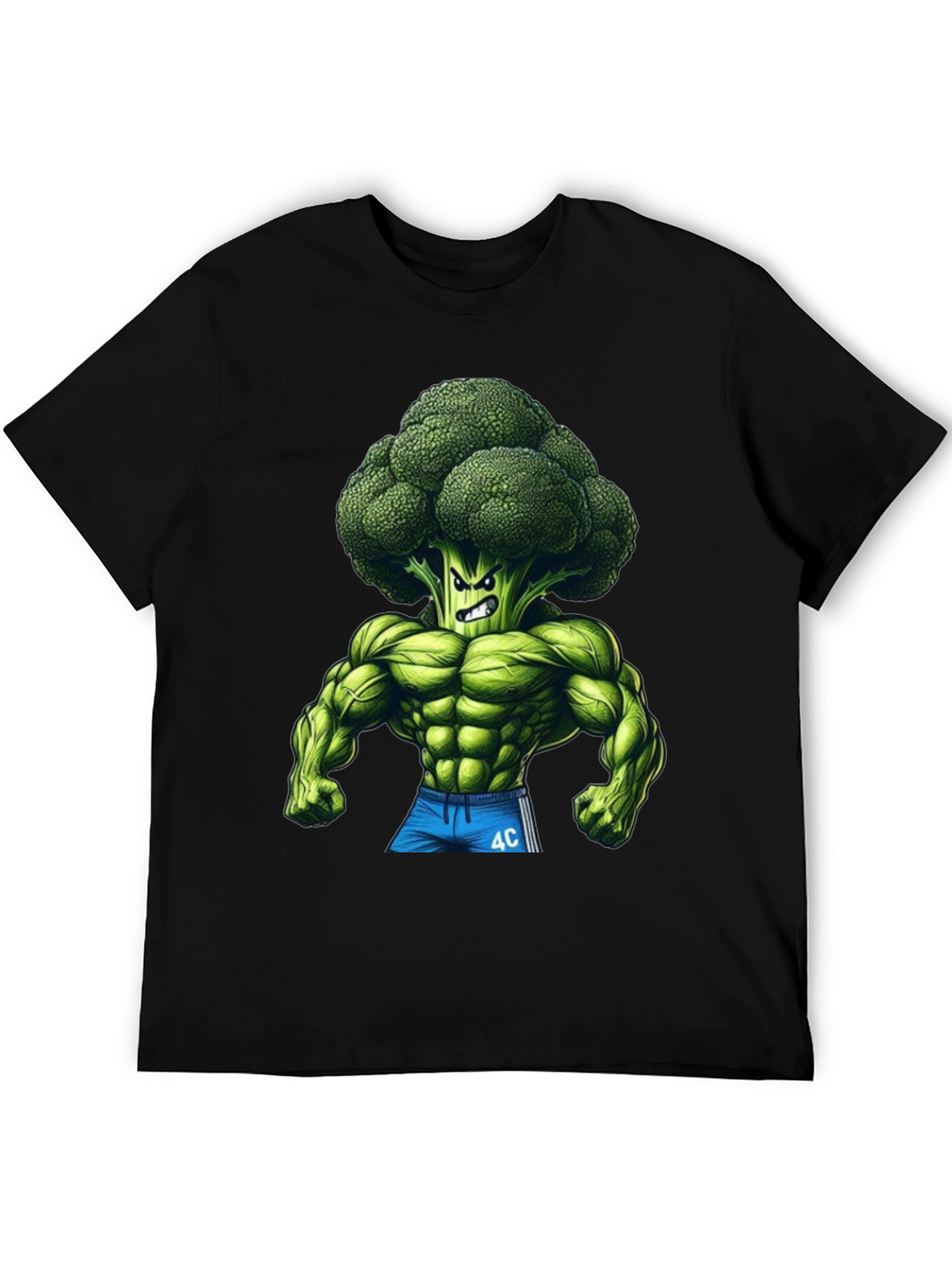 Broccoli Muscle T-Shirt - Black