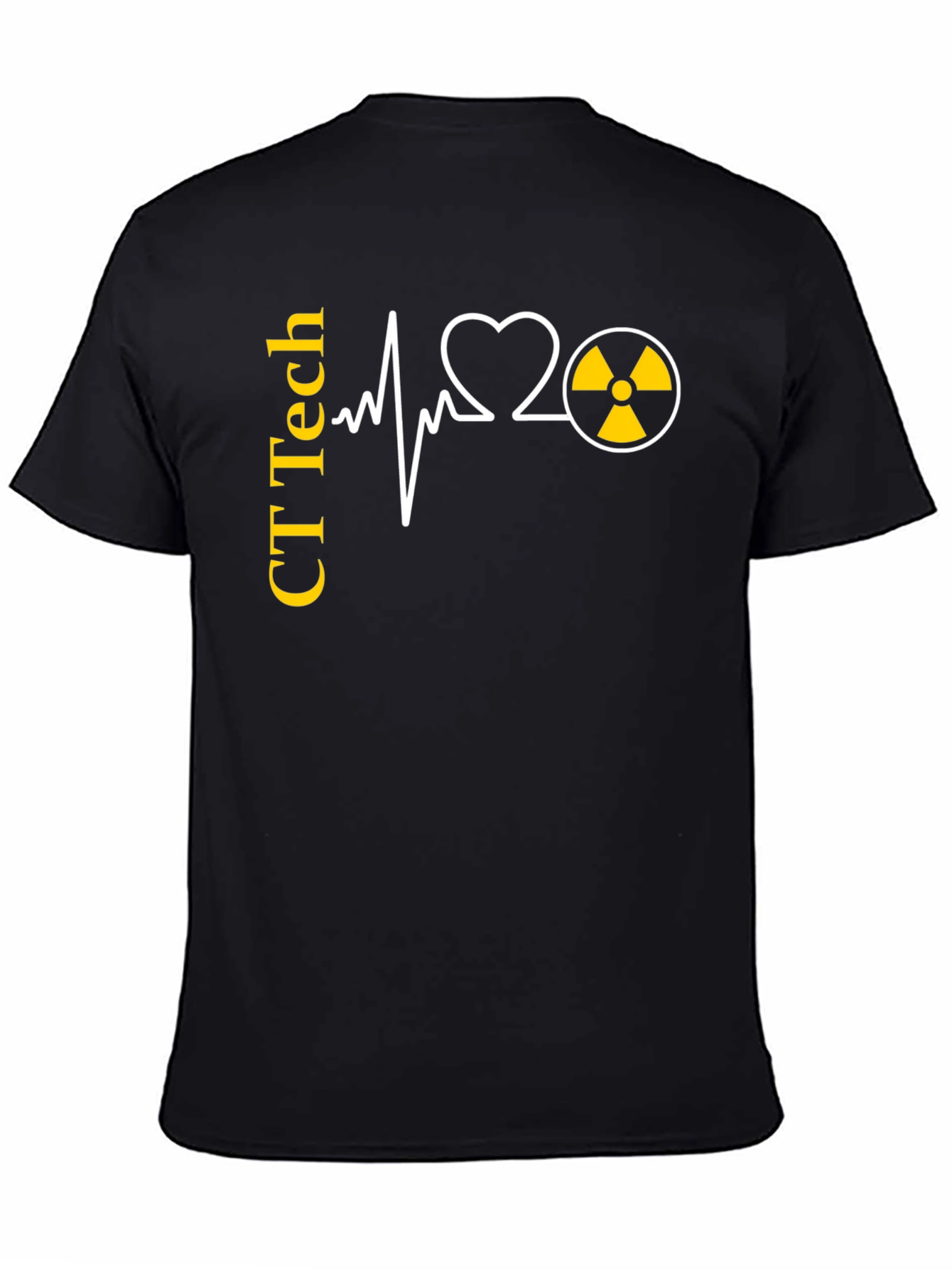 CT Tech Heartbeat T-Shirt - Radiology Gift