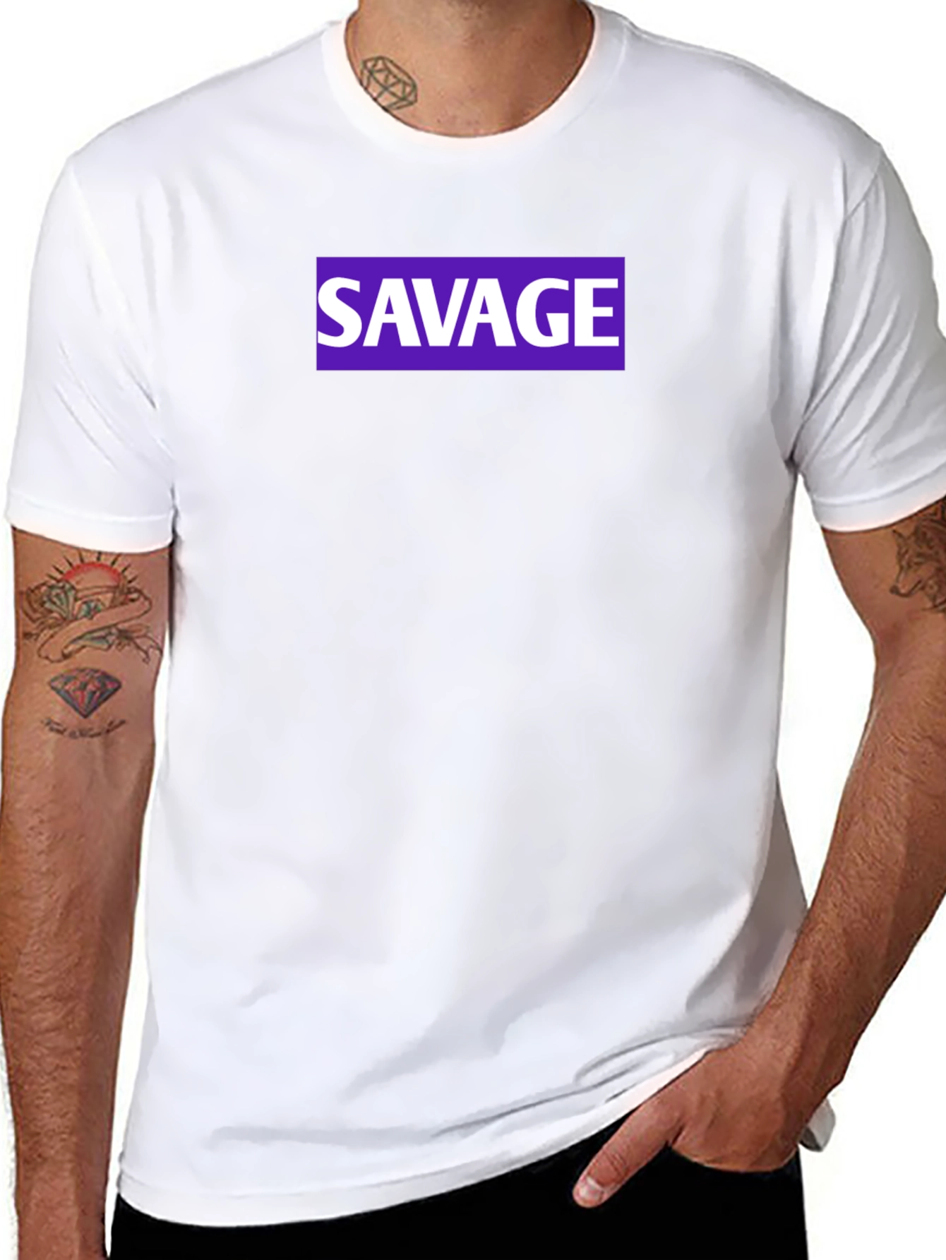 Savage Graphic Tee - Casual Streetwear