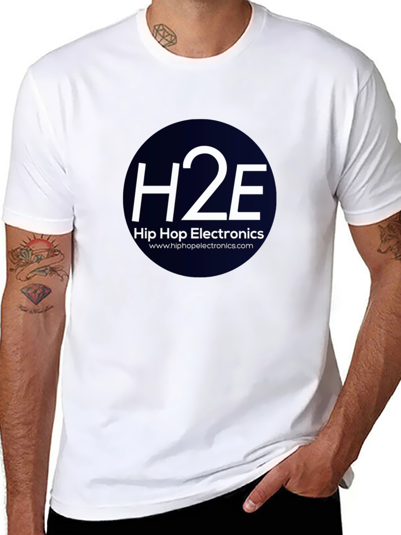 H2E Hip Hop Electronics Black T-Shirt