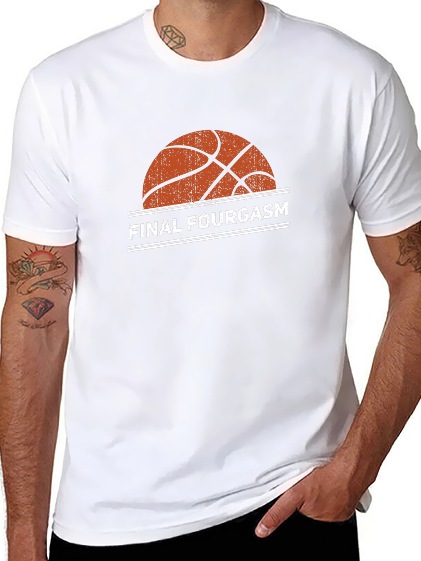 Final Fourgasm Basketball T-Shirt
