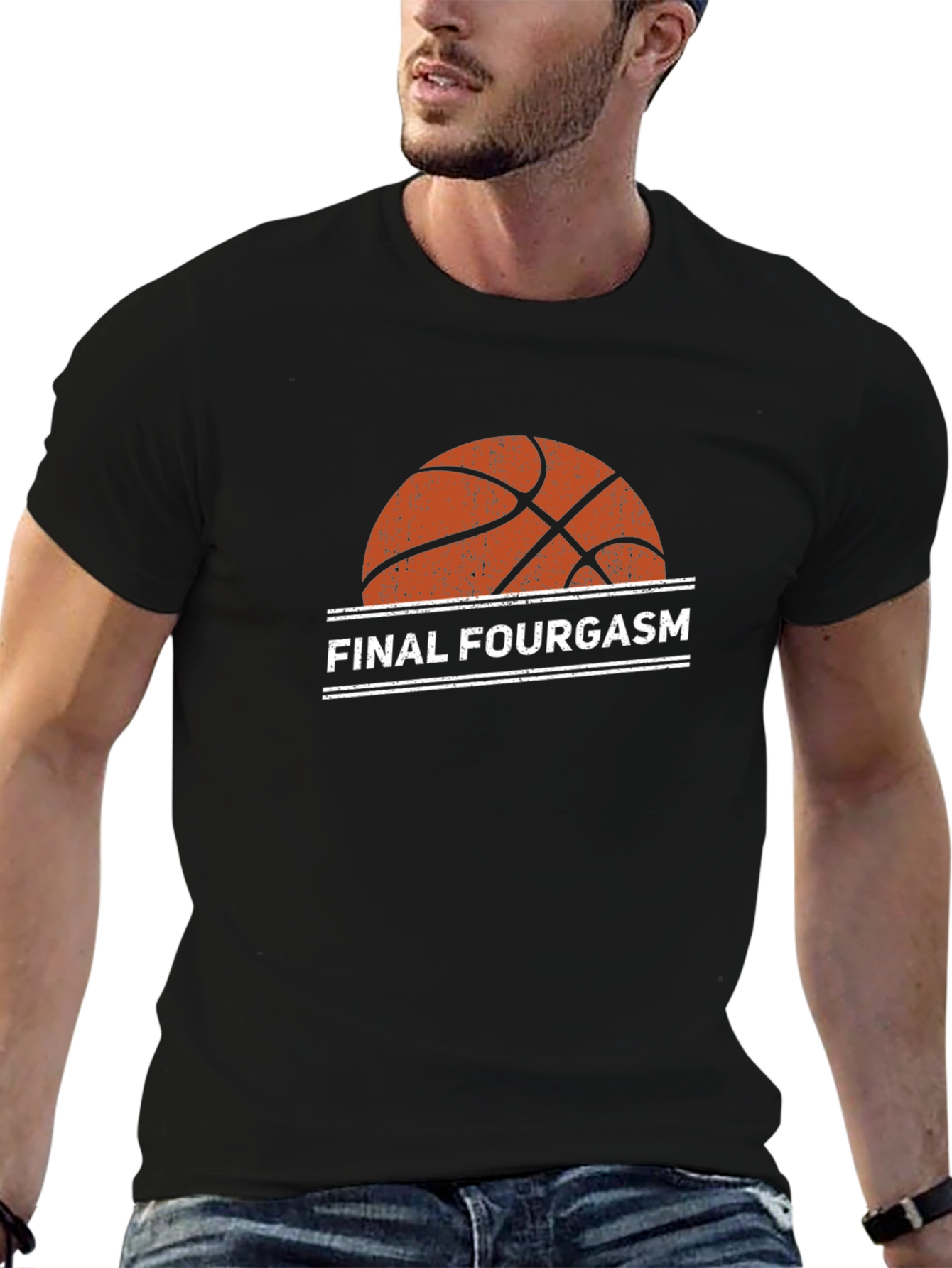 Final Fourgasm Basketball T-Shirt