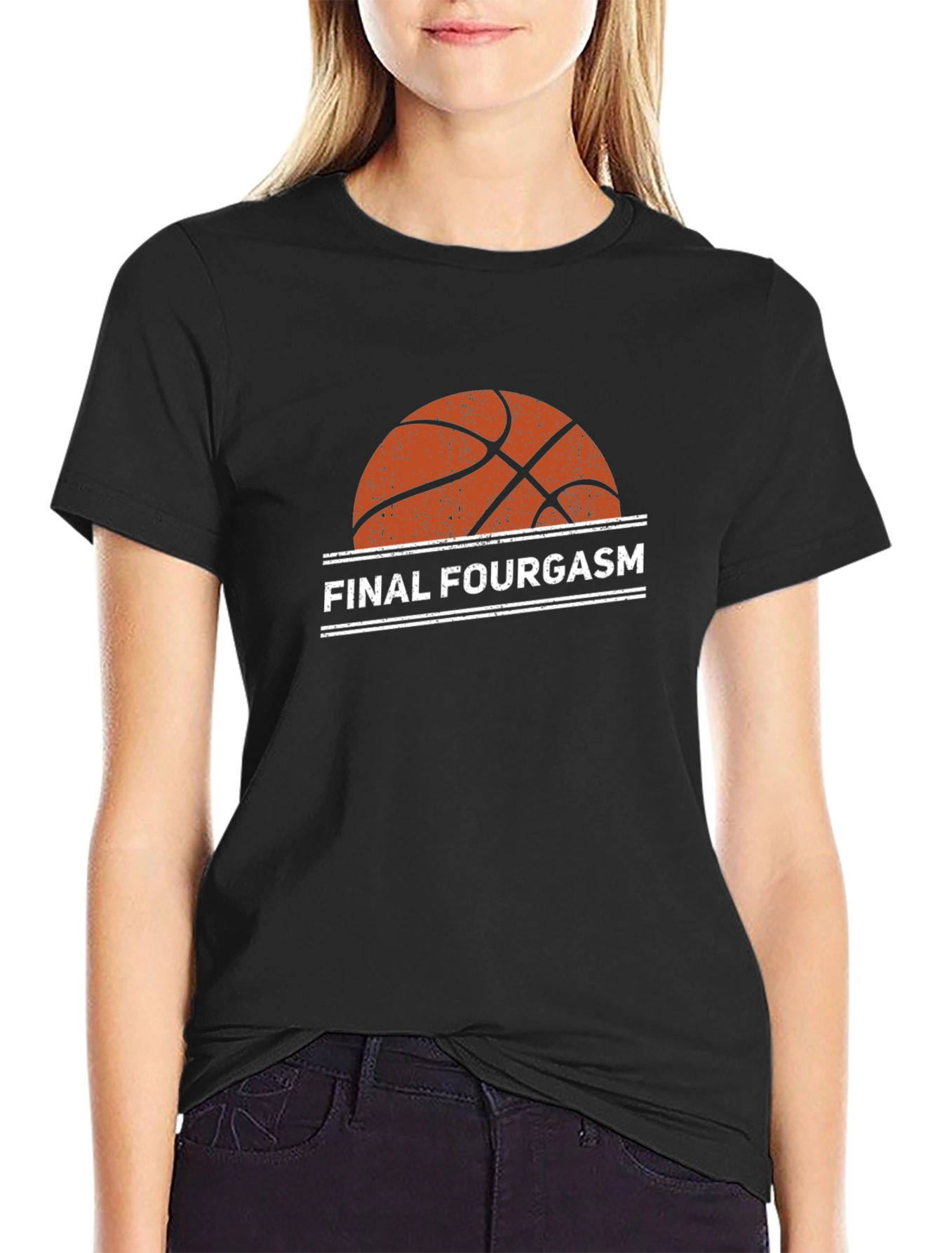 Final Fourgasm Basketball T-Shirt