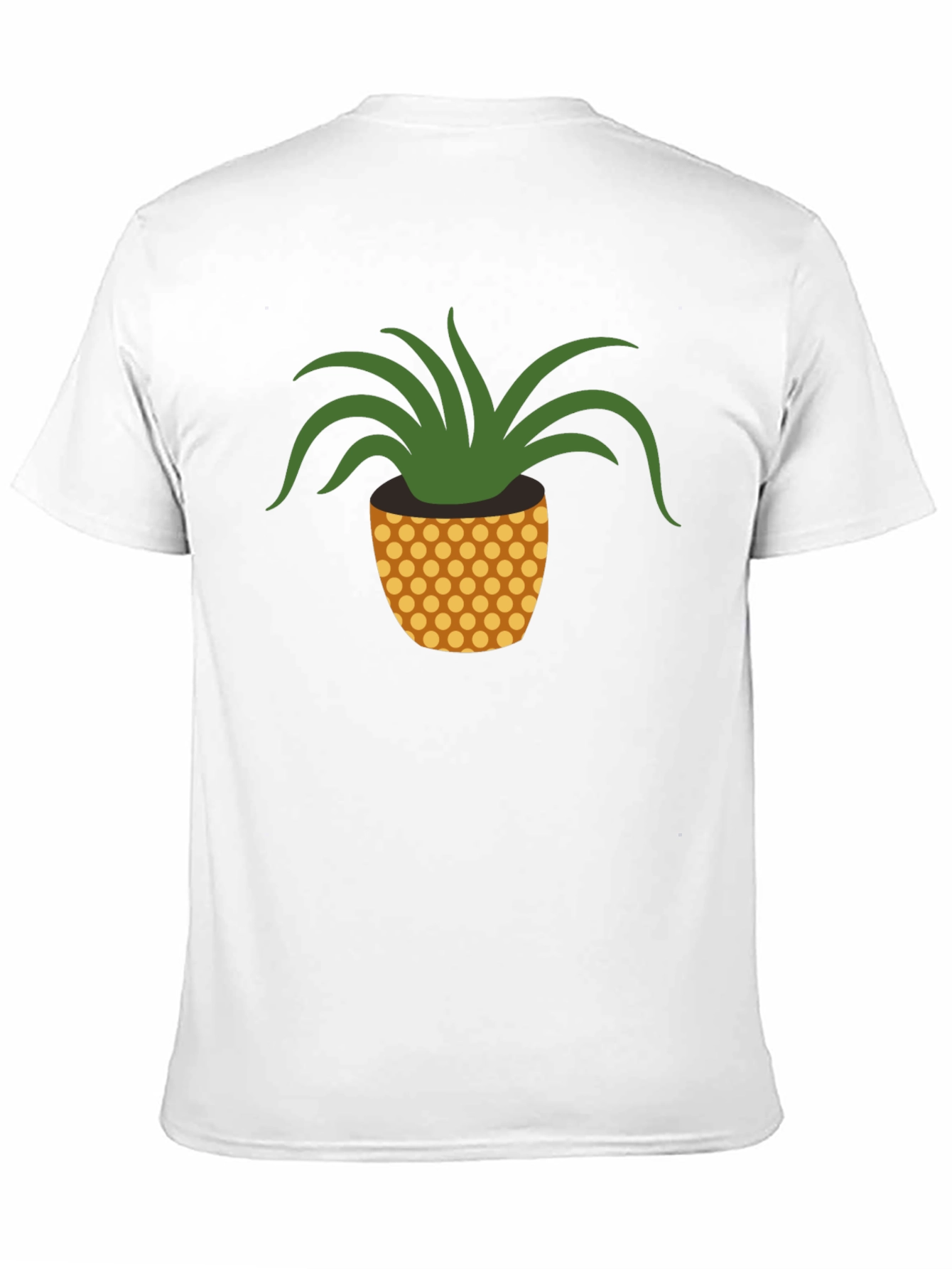 Pineapple Plant Graphic Tee - Black