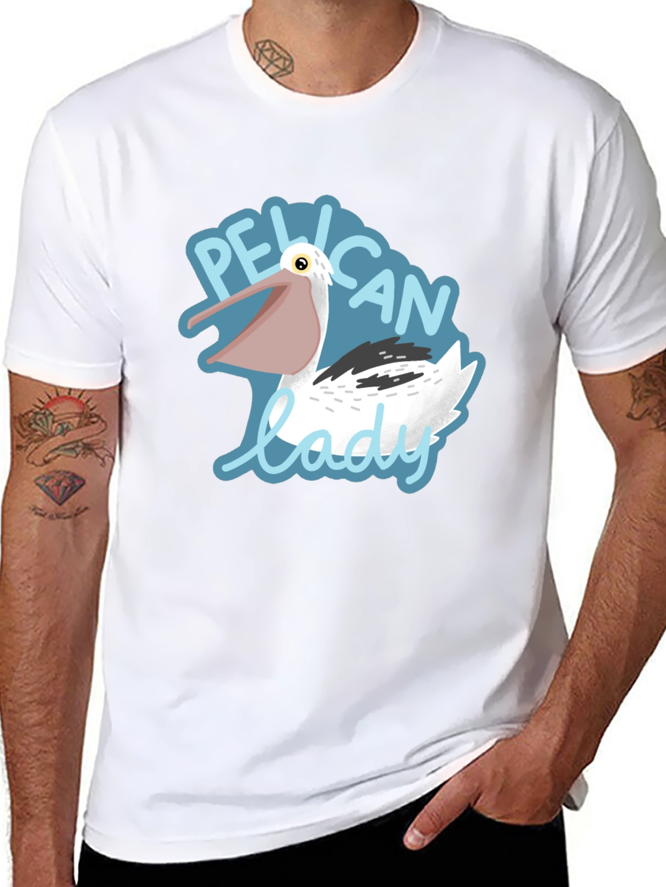 Pelican Lady Graphic Tee - Black