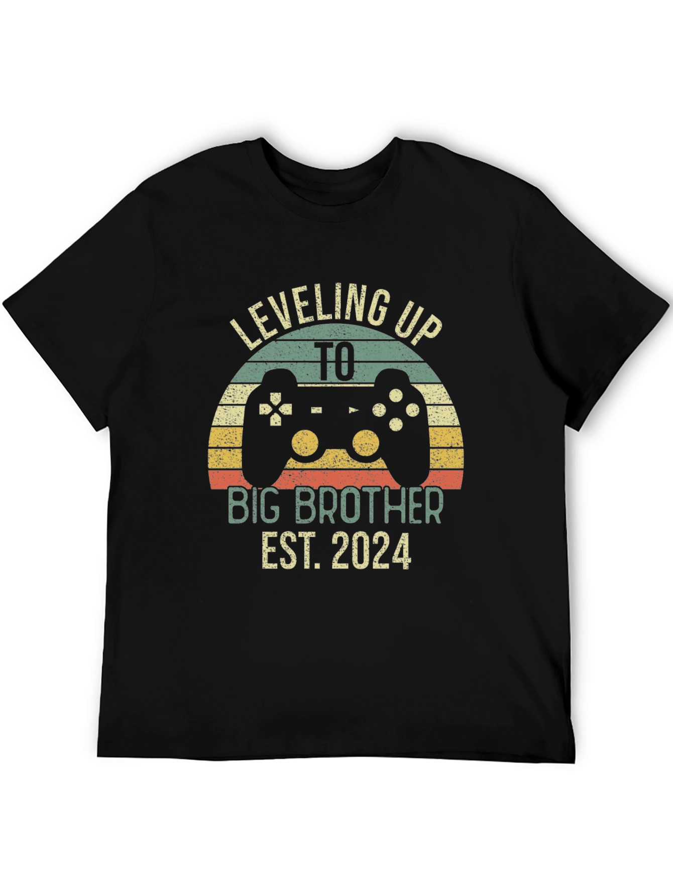 Leveling Up to Big Brother Est. 2024 T-Shirt