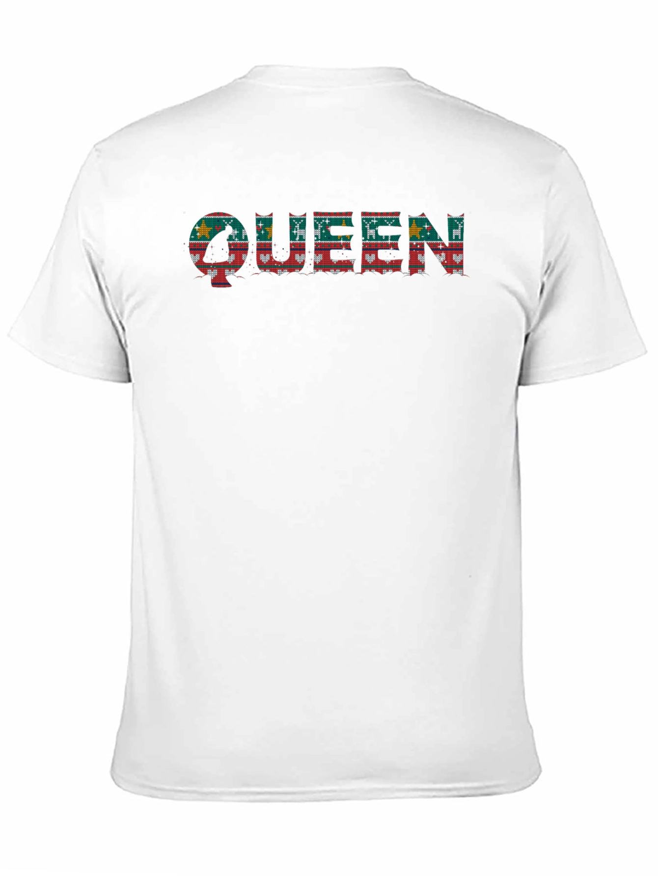 Queen Christmas Sweater Pattern T-Shirt