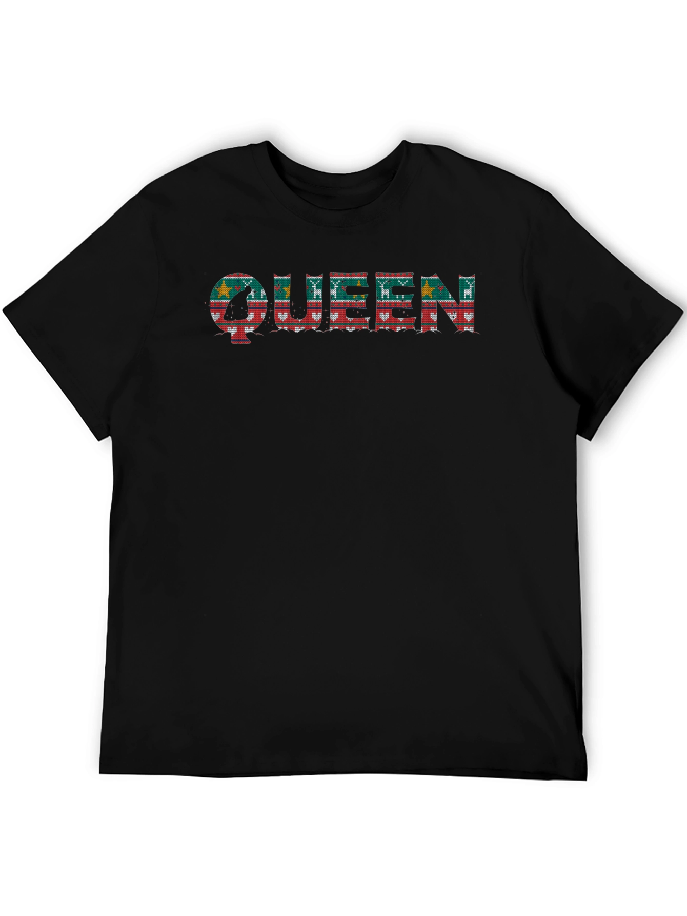 Queen Christmas Sweater Pattern T-Shirt