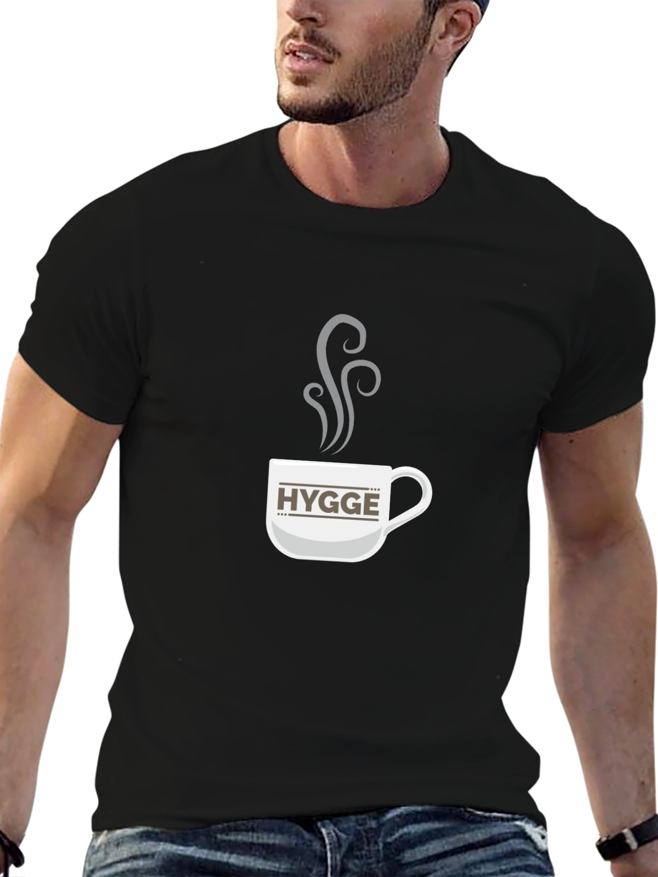 Hygge Coffee T-Shirt - Cozy Vibes