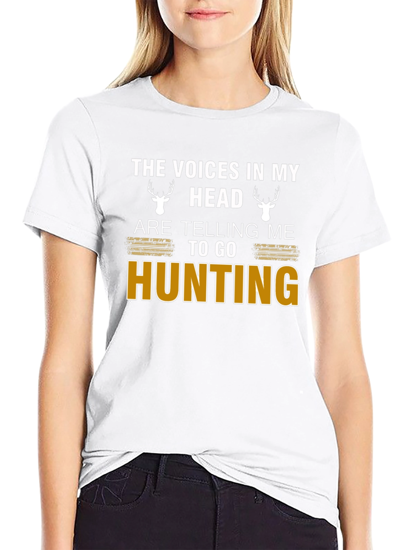 Voices In My Head Hunting Graphic Tee