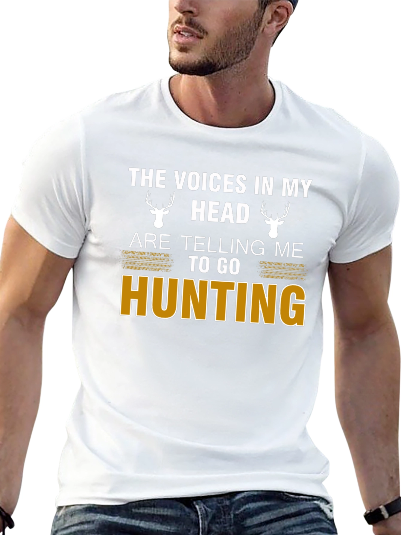 Voices In My Head Hunting Graphic Tee