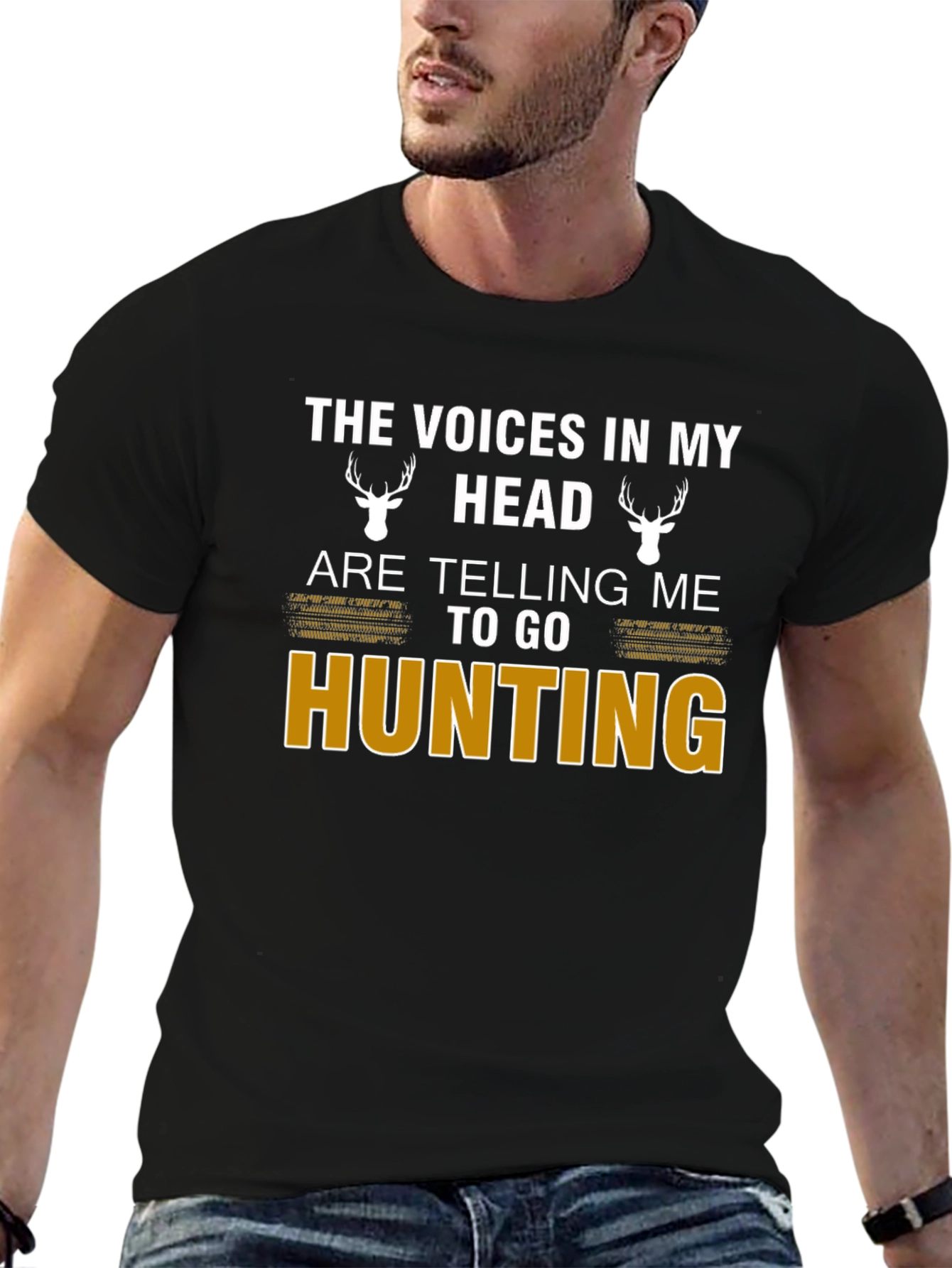 Voices In My Head Hunting Graphic Tee