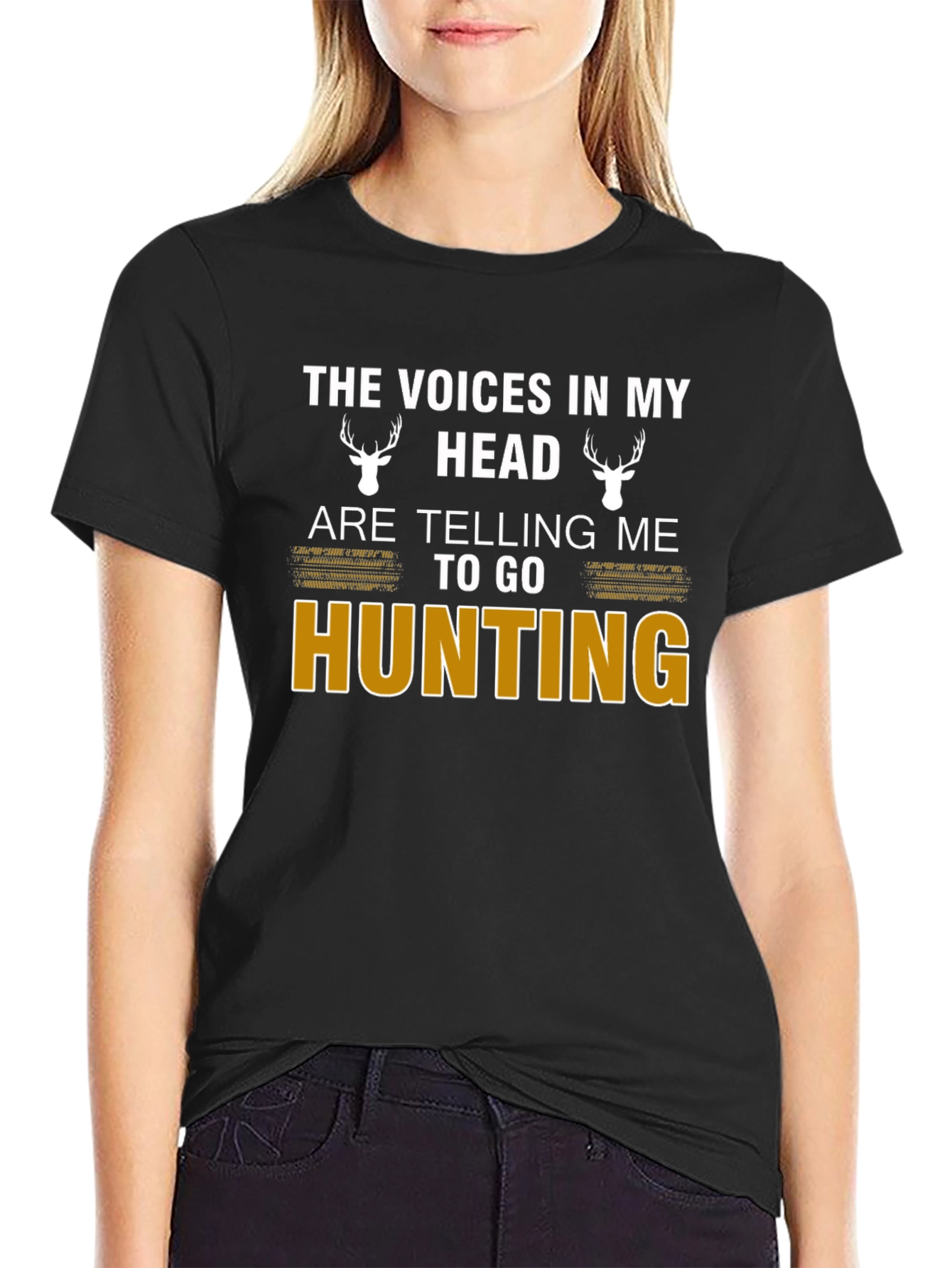 Voices In My Head Hunting Graphic Tee