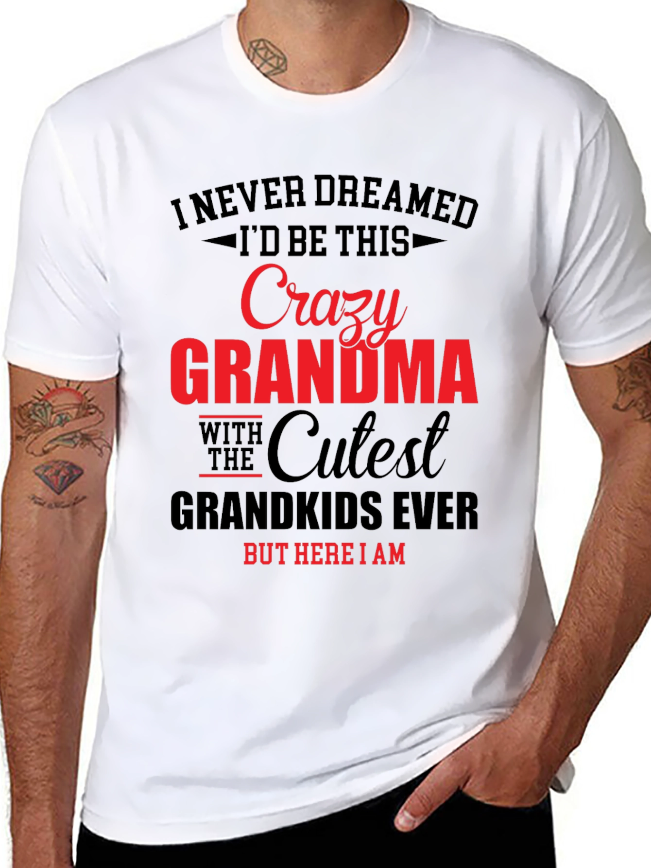 Crazy Grandma T-Shirt: Cutest Grandkids Ever!