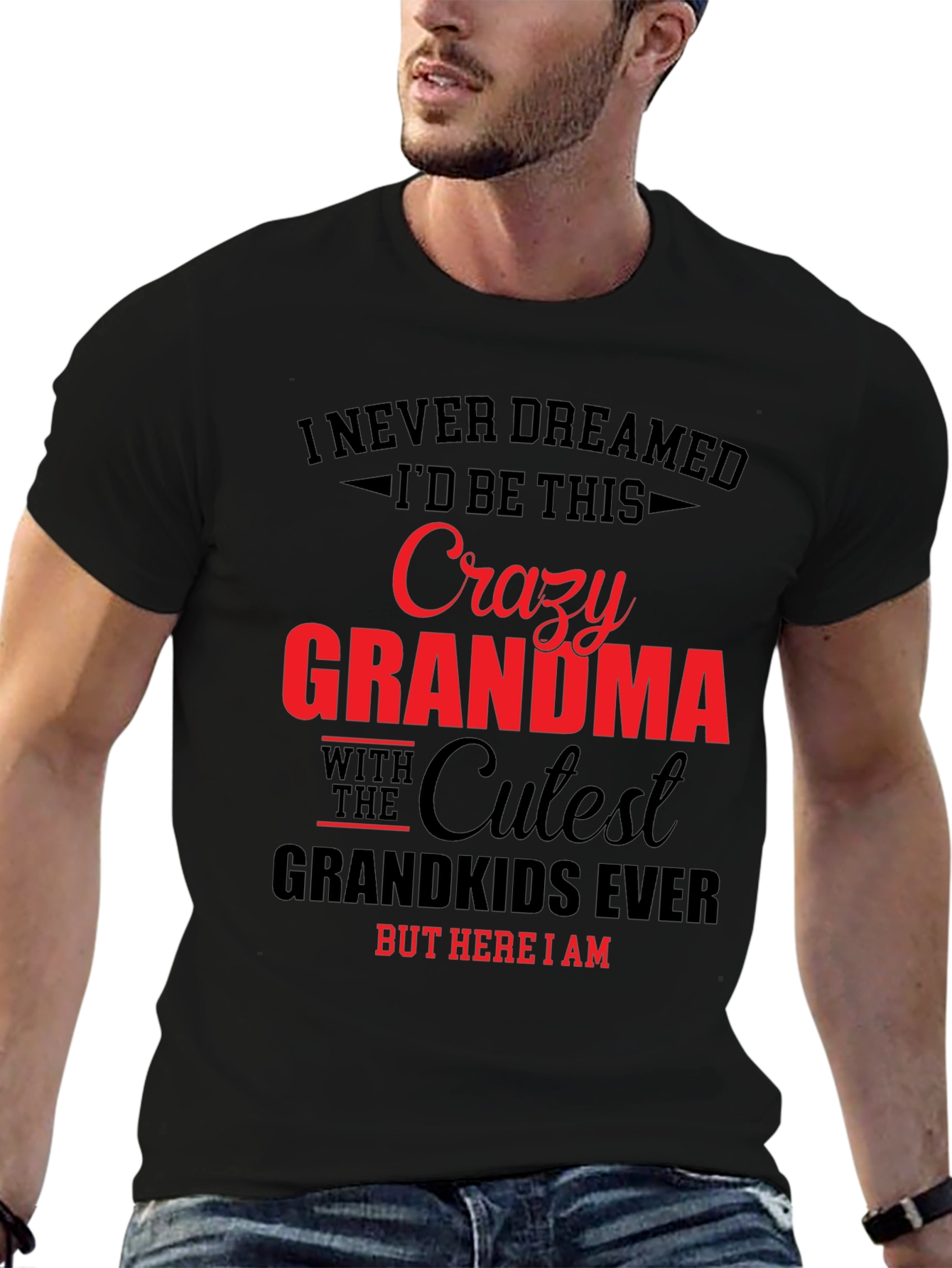 Crazy Grandma T-Shirt: Cutest Grandkids Ever!