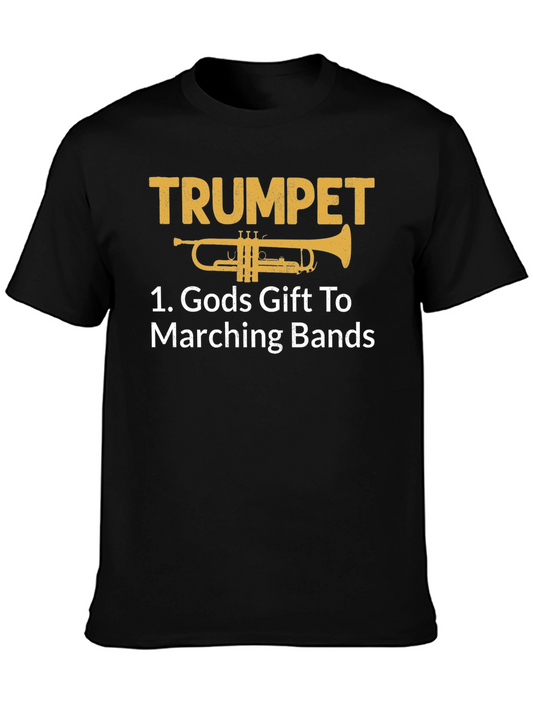 Trumpet Gods Gift To Marching Bands T-Shirt