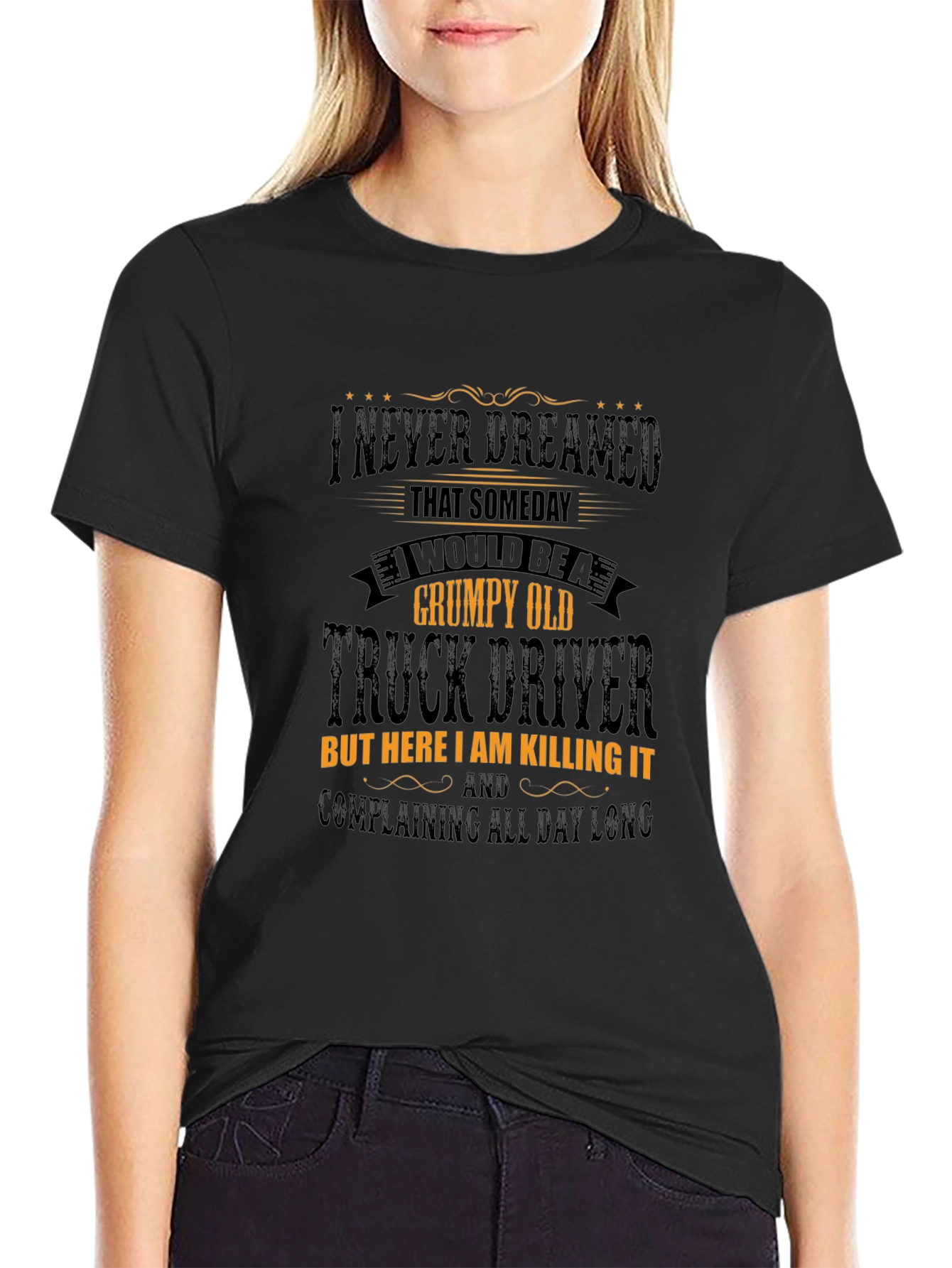 Grumpy Old Truck Driver T-Shirt - Novelty Tee
