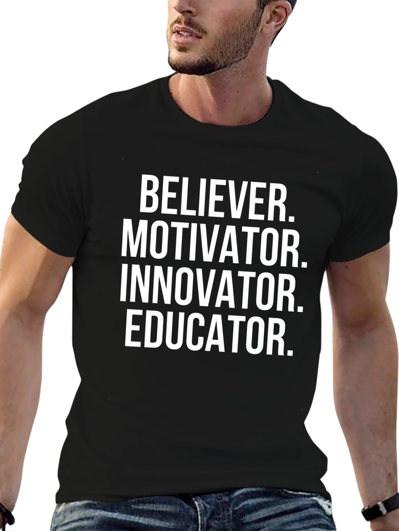 Believer Motivator Innovator Educator T-Shirt