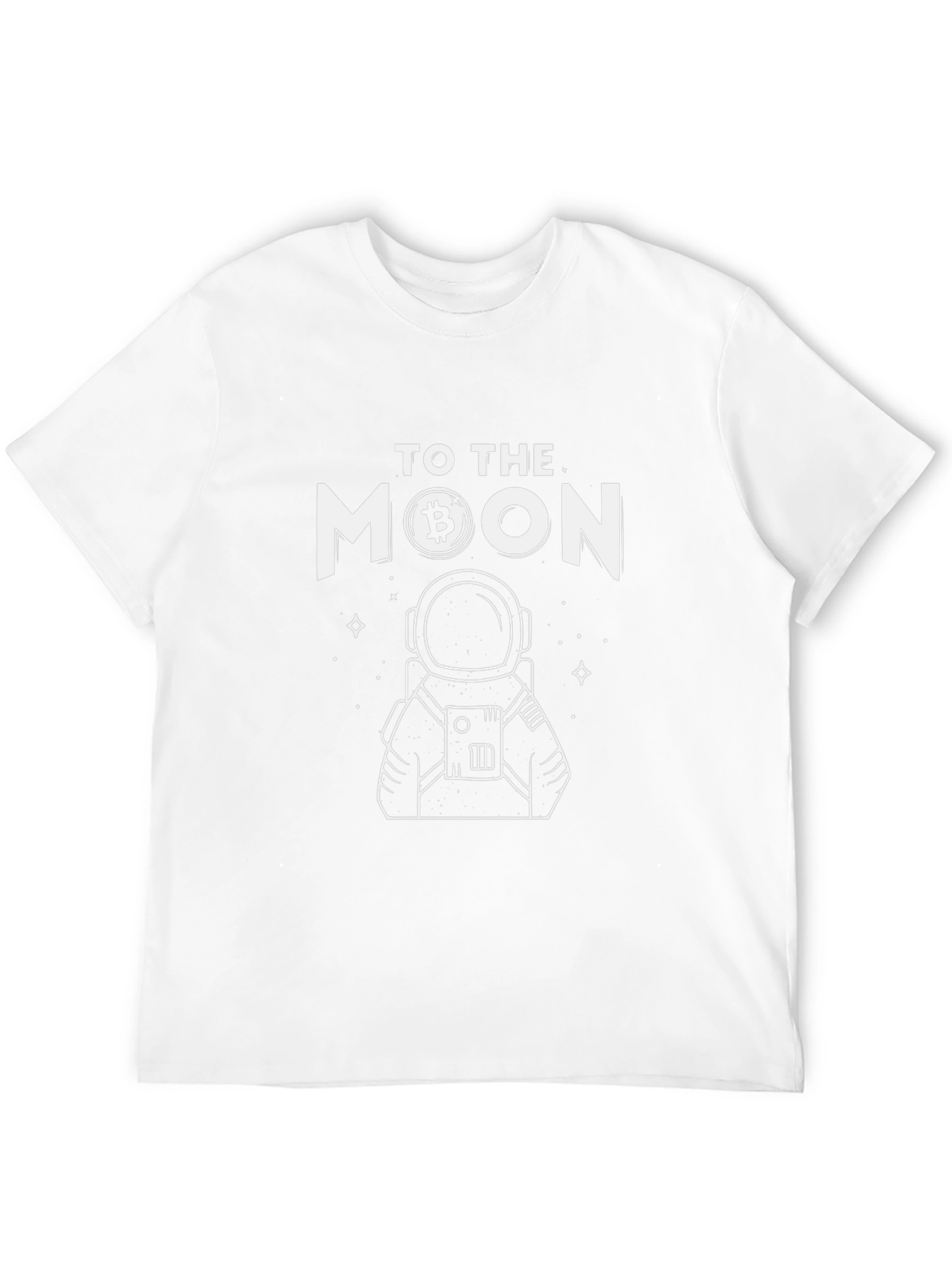 Bitcoin to the Moon T-Shirt Astronaut Crypto Tee