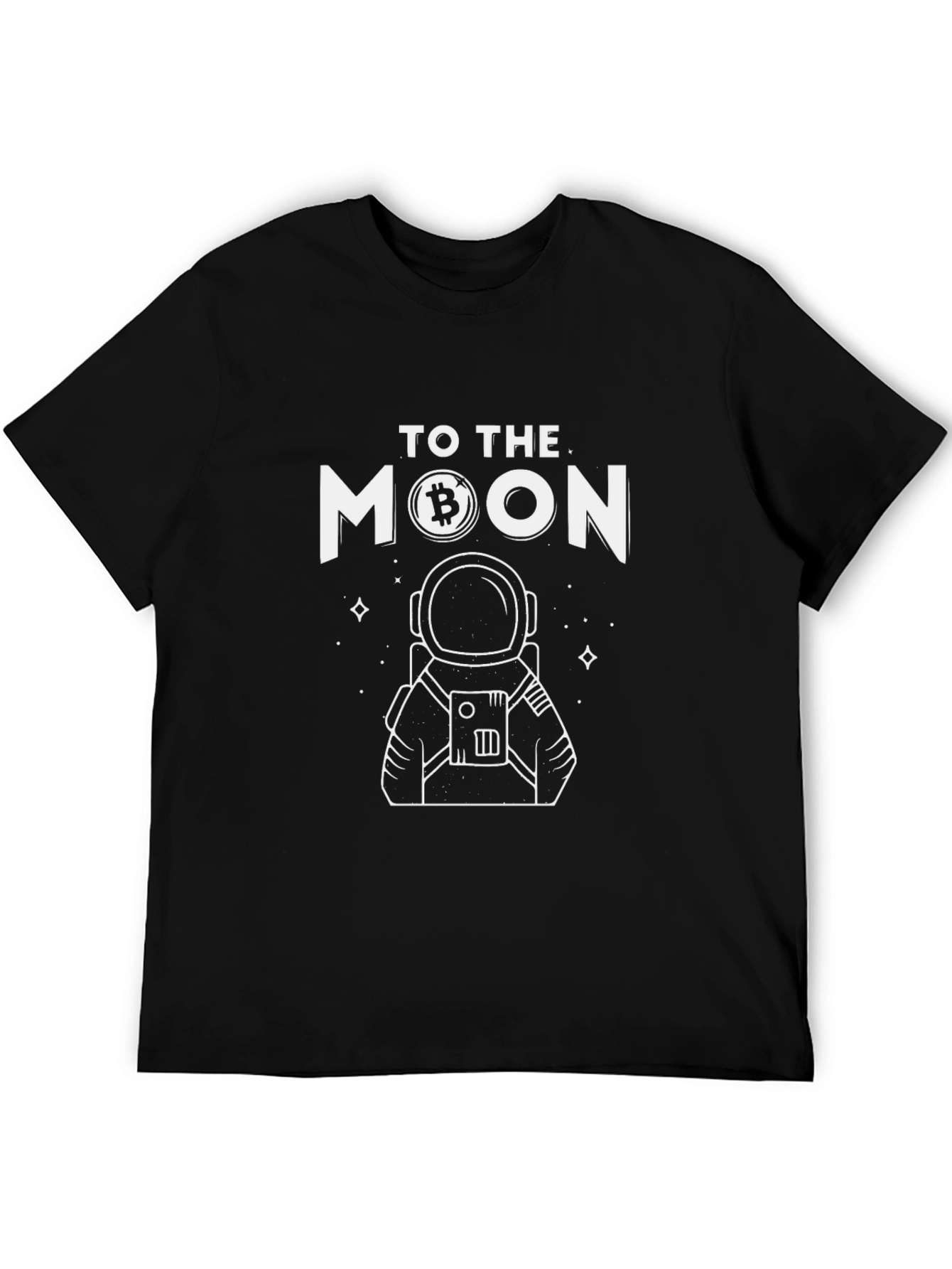 Bitcoin to the Moon T-Shirt Astronaut Crypto Tee