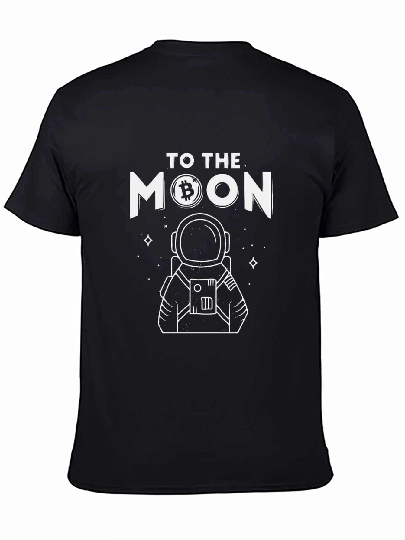 Bitcoin to the Moon T-Shirt Astronaut Crypto Tee