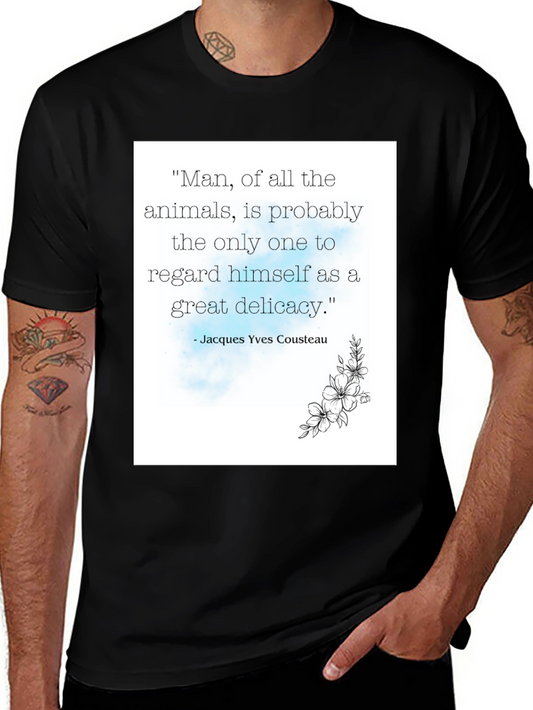 Jacques Cousteau Quote T-Shirt