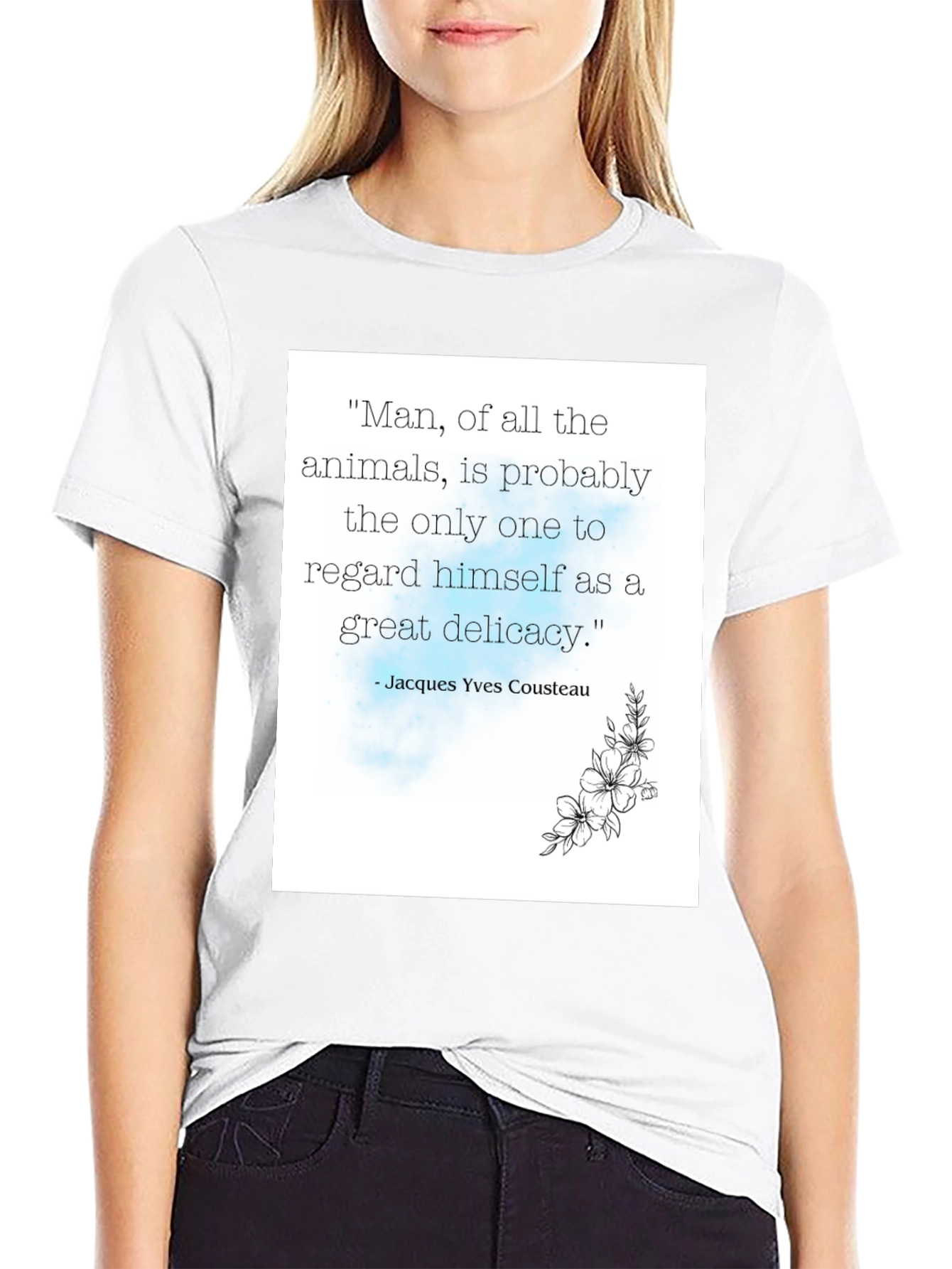 Jacques Cousteau Quote T-Shirt