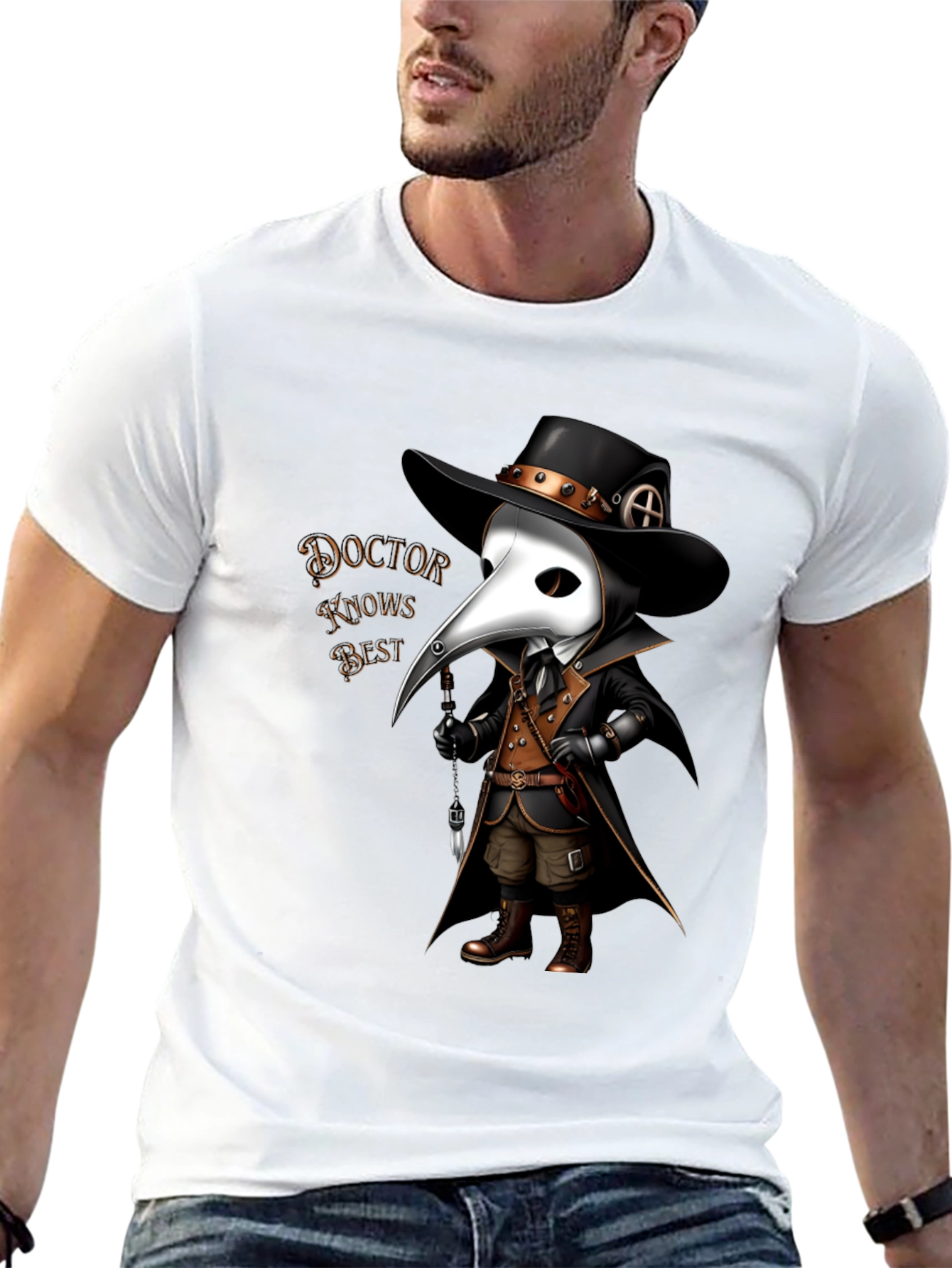 Doctor Knows Best Plague Doctor T-Shirt