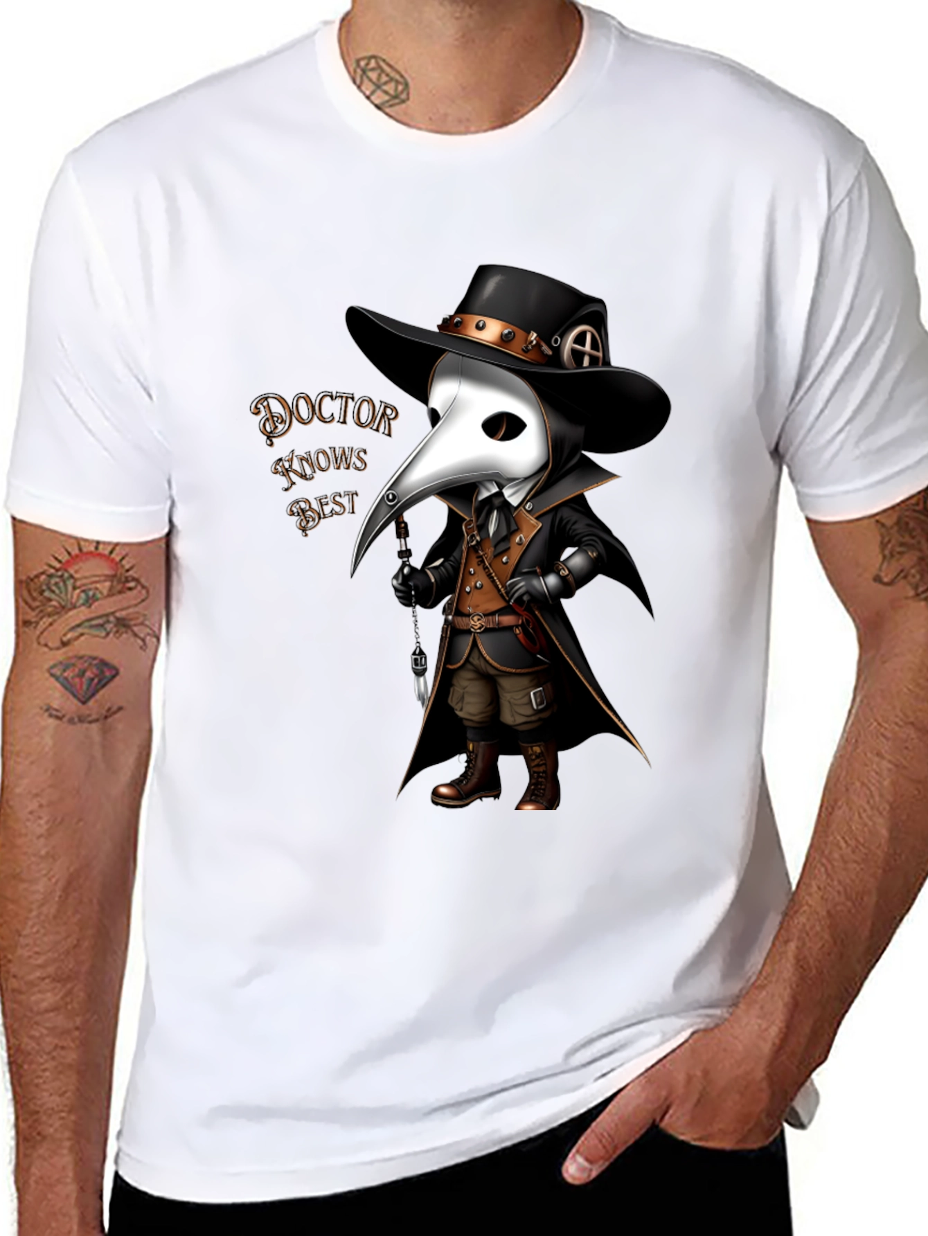 Doctor Knows Best Plague Doctor T-Shirt