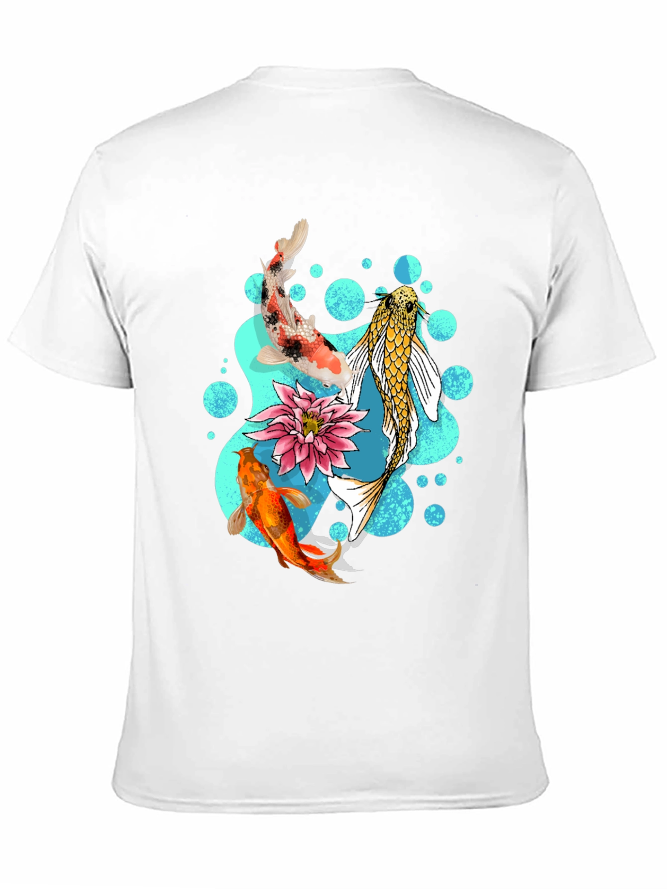 Koi Fish Graphic T-Shirt - Stylish Koi Pond Design
