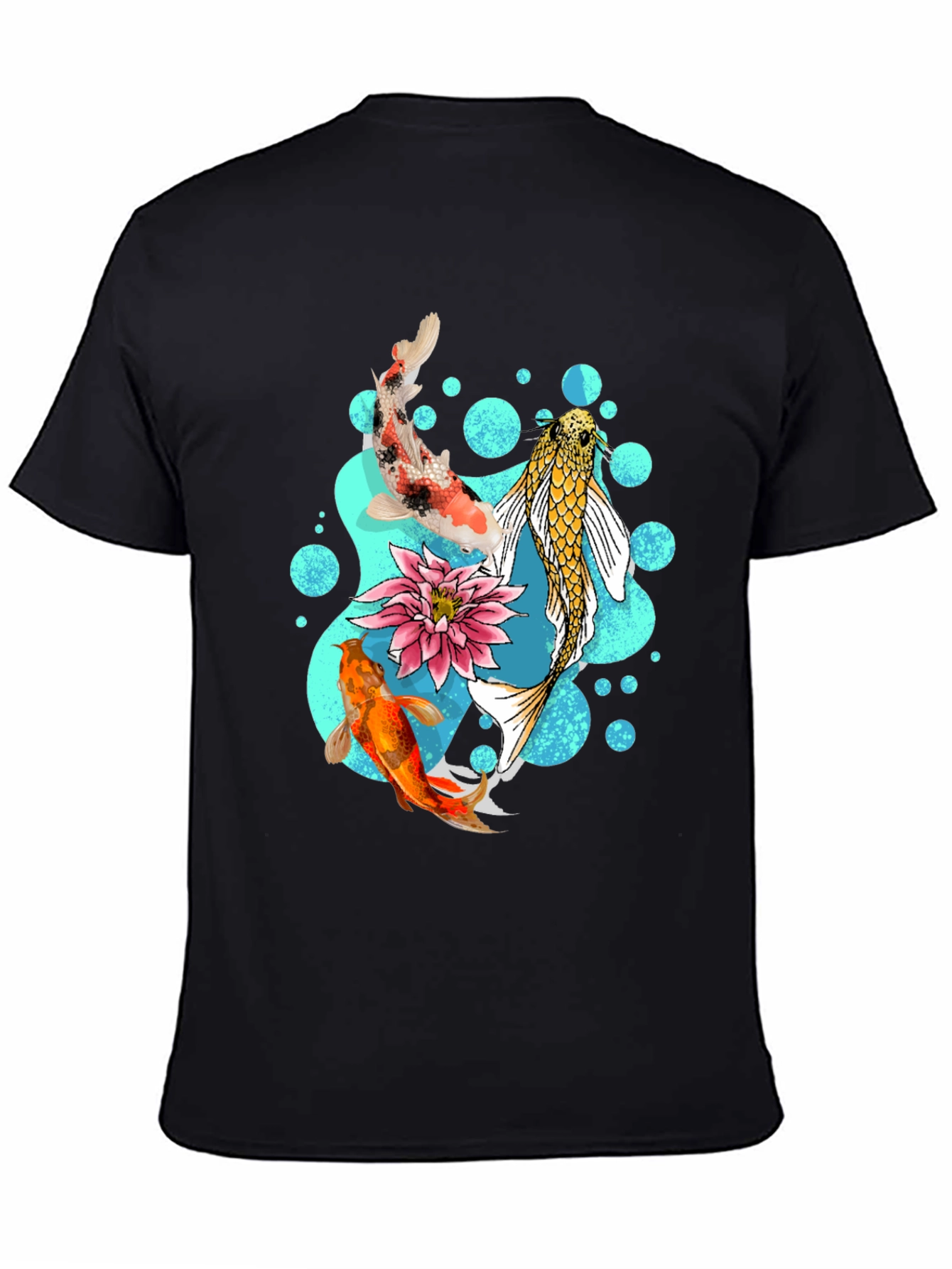 Koi Fish Graphic T-Shirt - Stylish Koi Pond Design