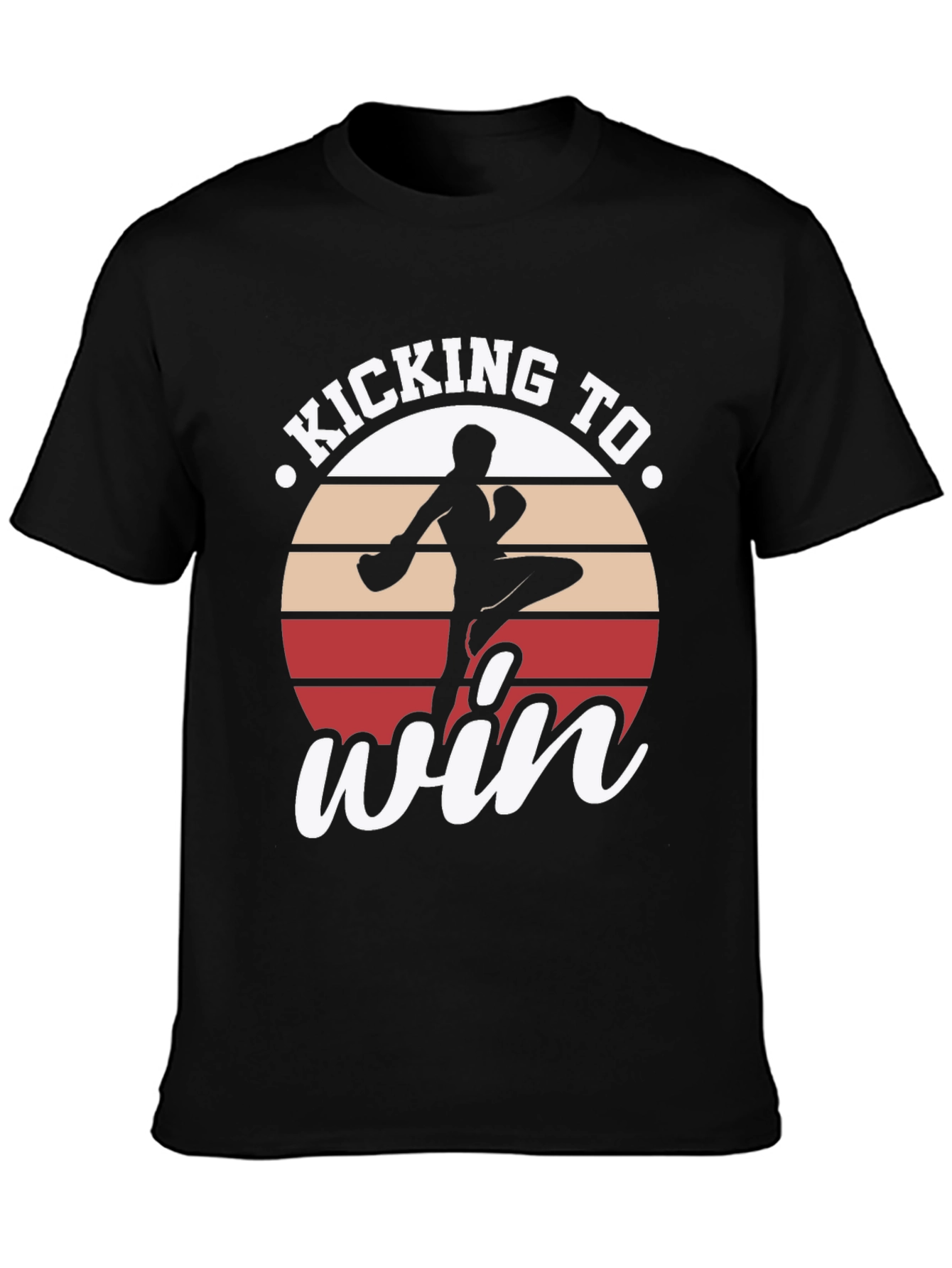 Kicking to Win T-Shirt - Martial Arts Tee
