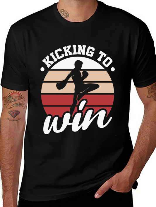 Kicking to Win T-Shirt - Martial Arts Tee