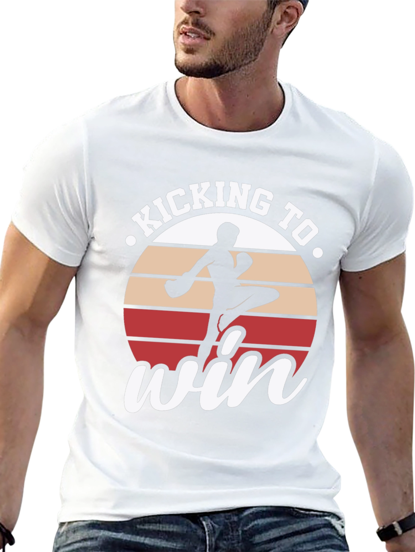 Kicking to Win T-Shirt - Martial Arts Tee