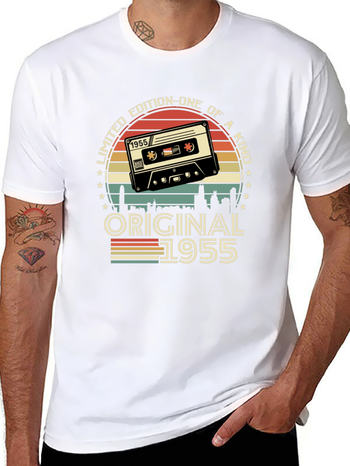 Limited Edition 1955 Cassette Tape Graphic T-Shirt