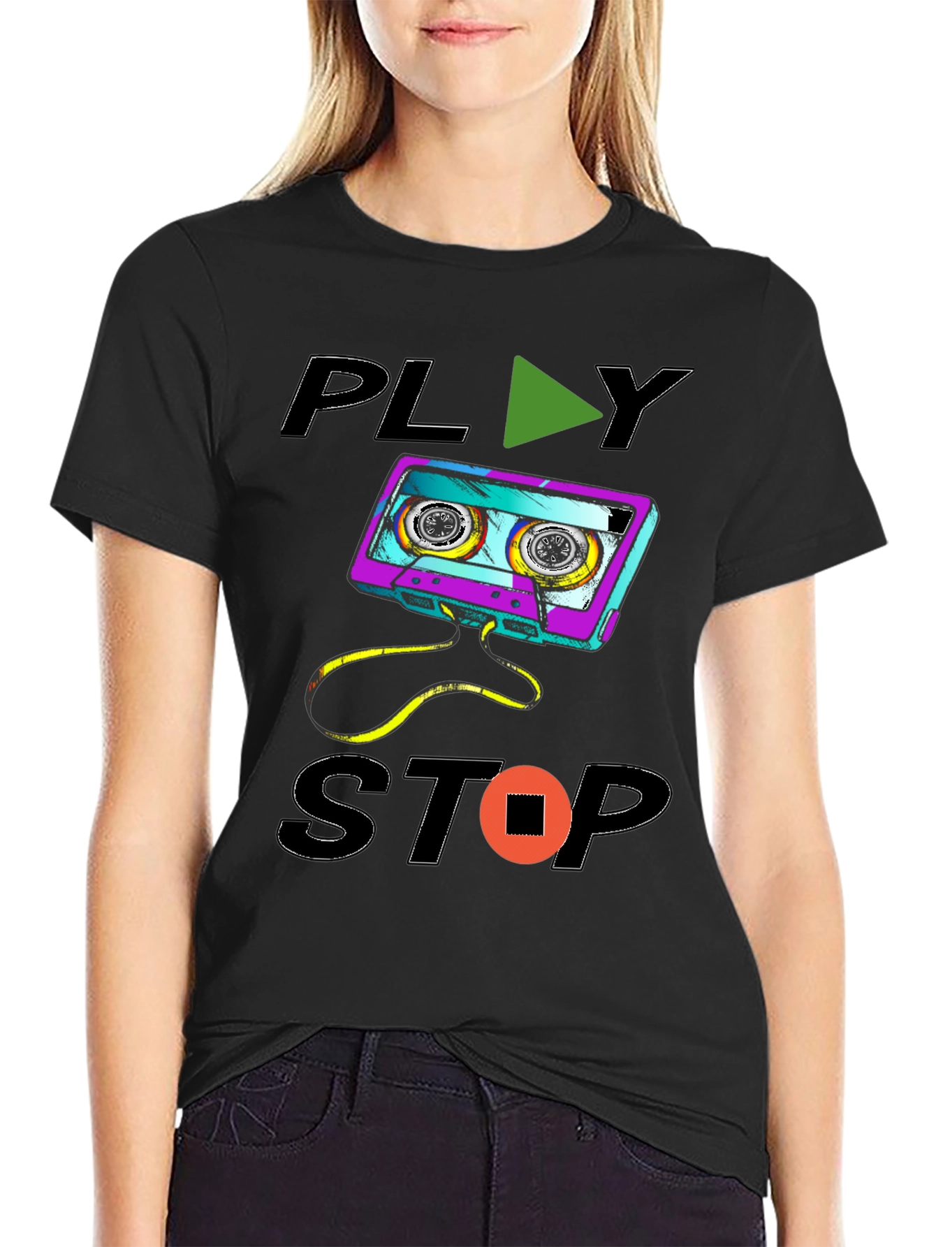 Retro Cassette Tape Graphic Tee