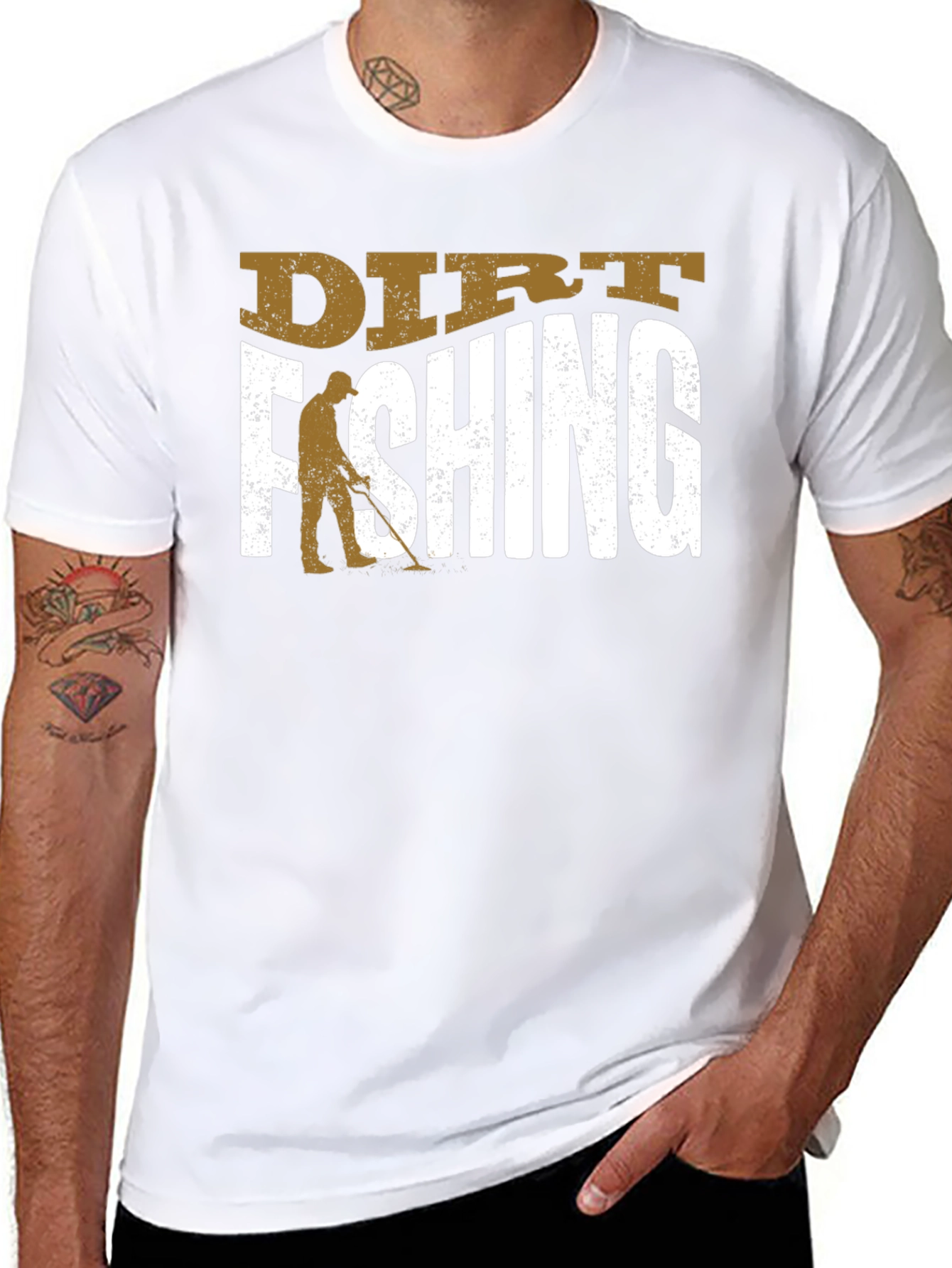 Dirt Fishing Metal Detecting T-Shirt