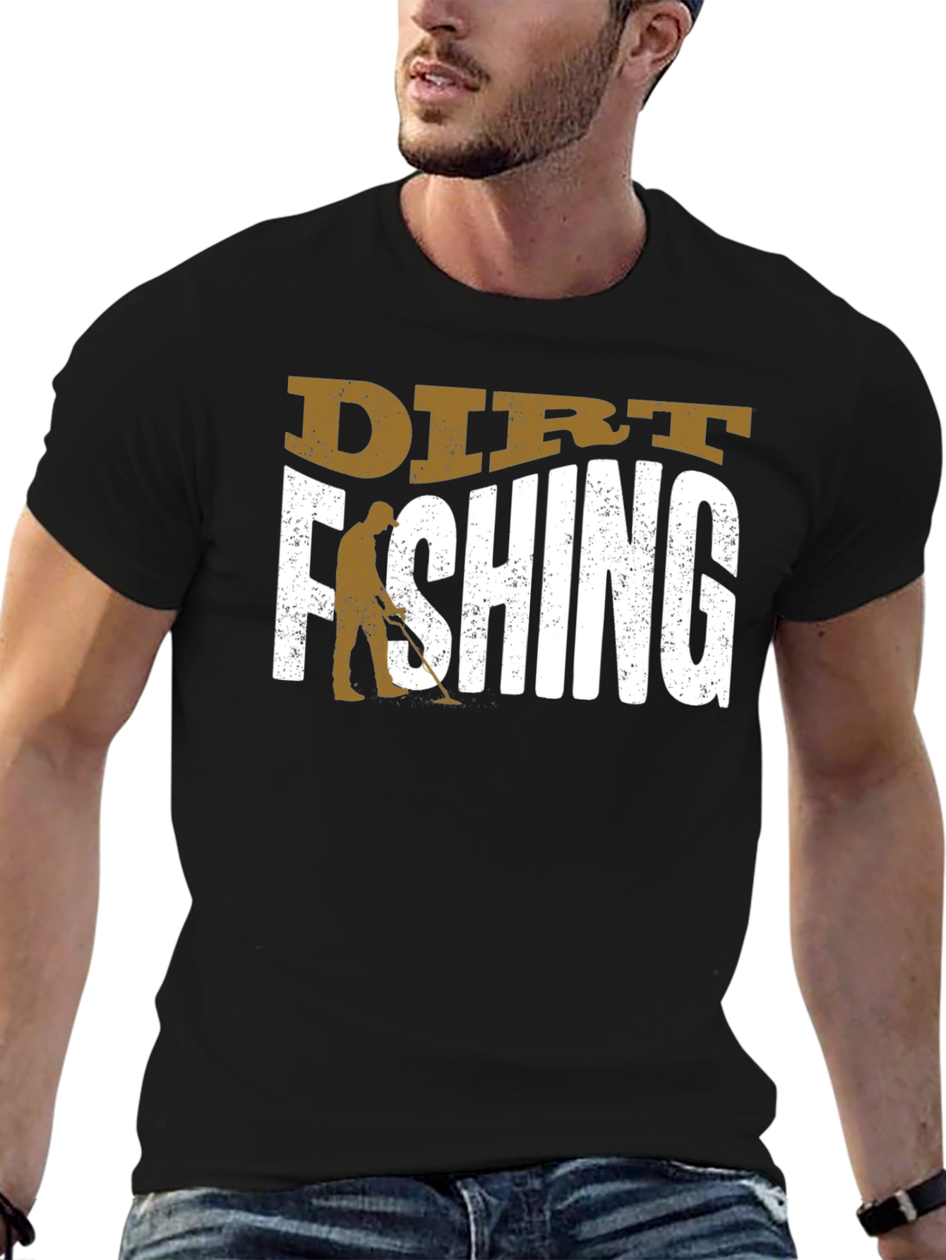 Dirt Fishing Metal Detecting T-Shirt