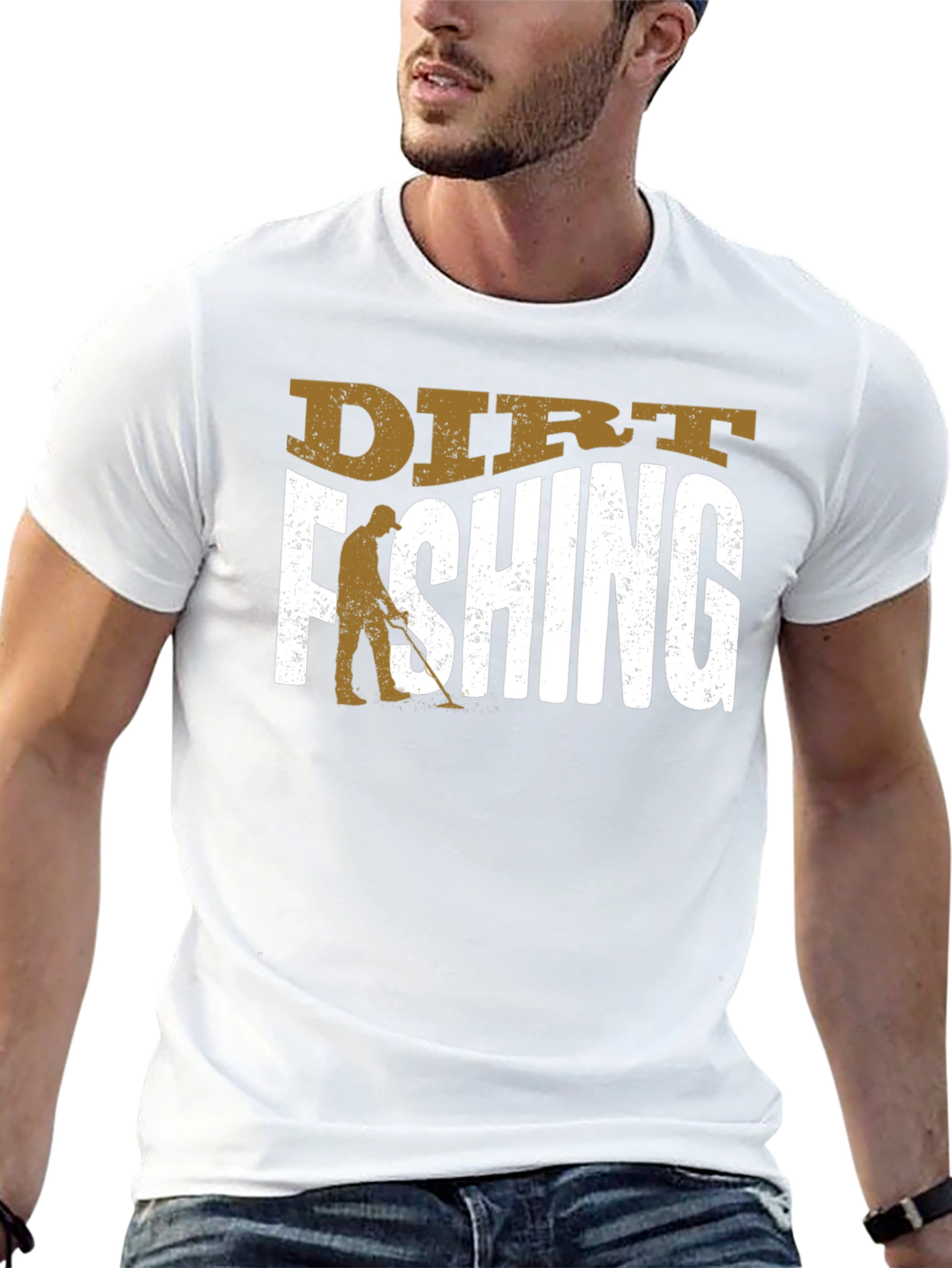 Dirt Fishing Metal Detecting T-Shirt