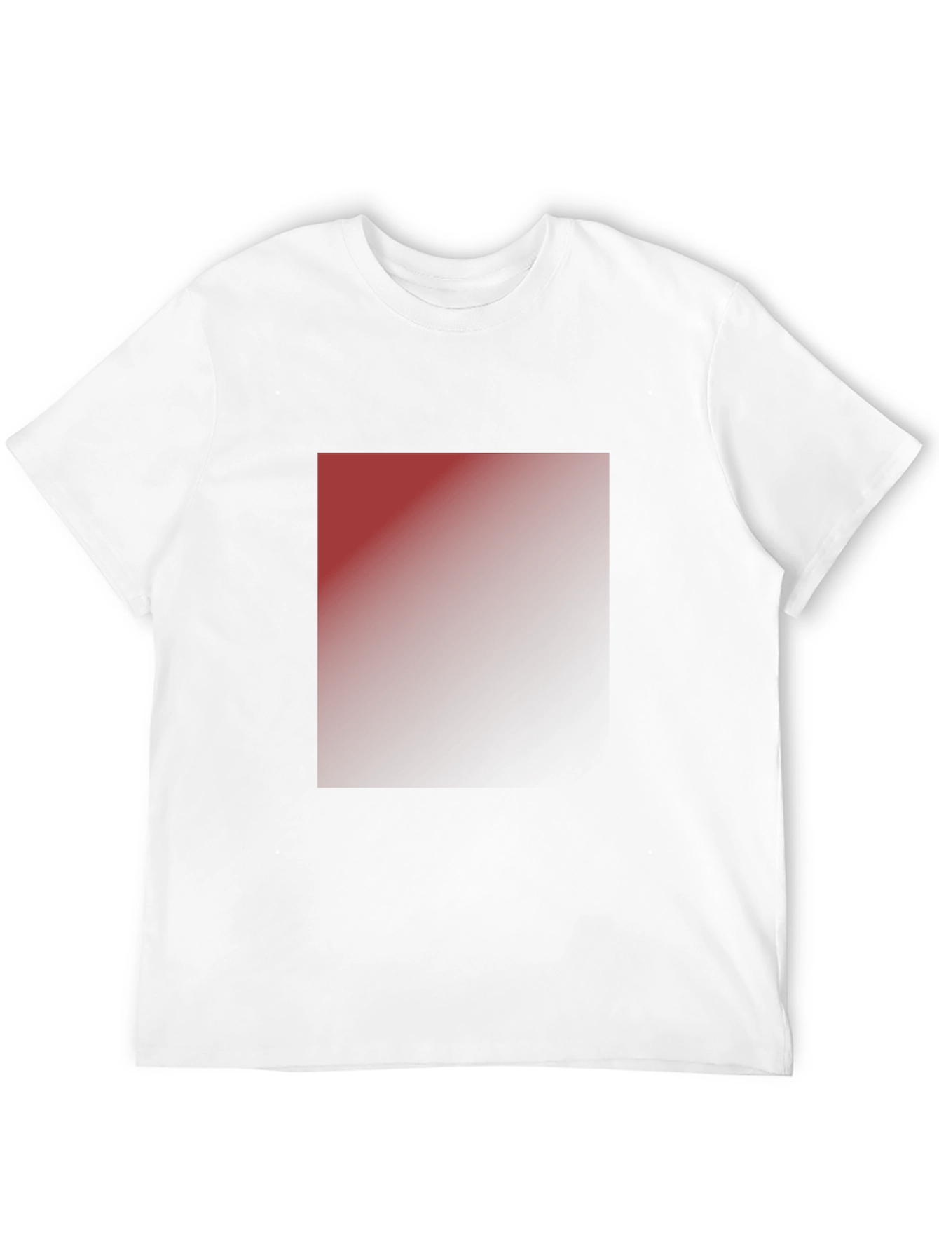 Mens Classic Black T-Shirt with Ombre Design