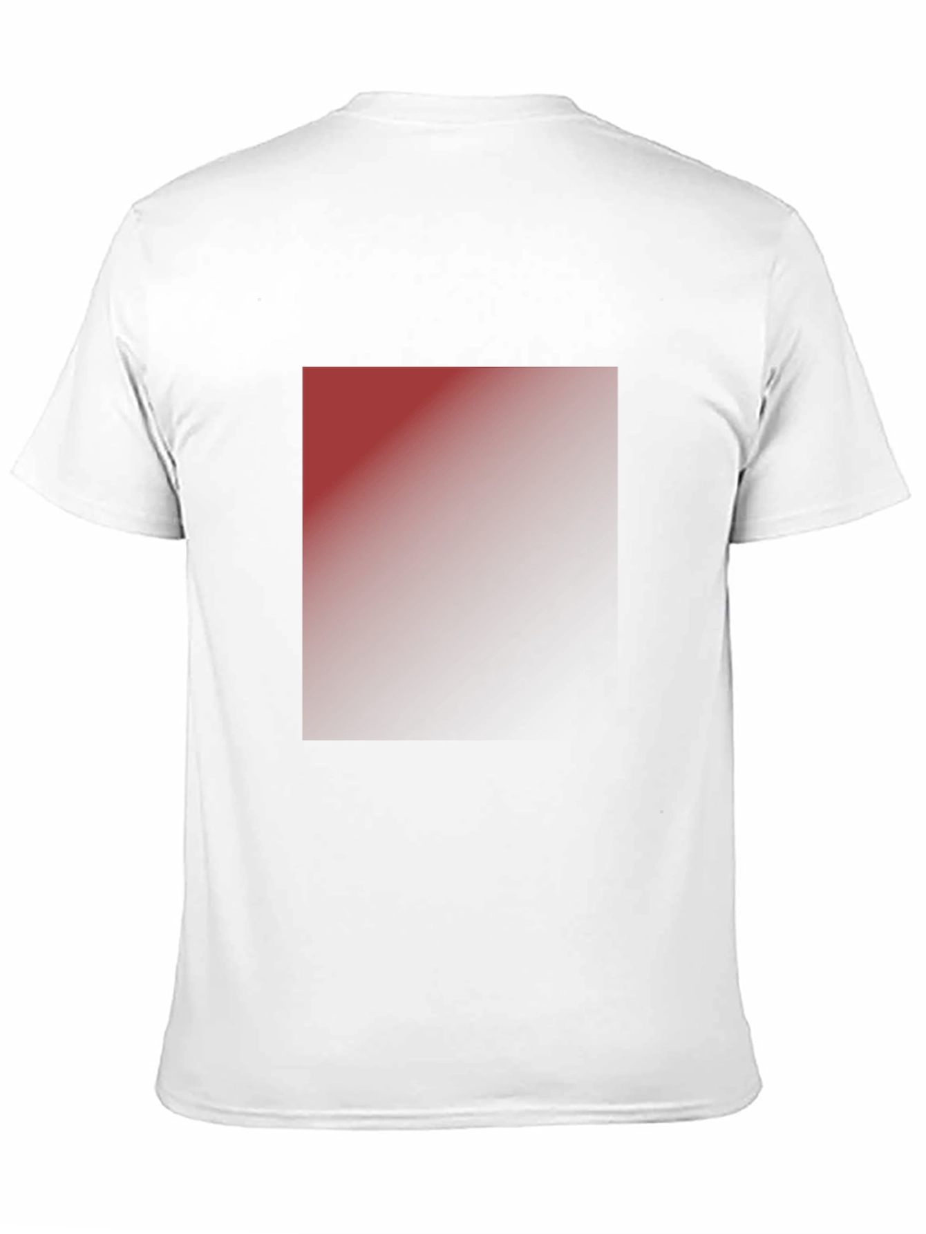 Mens Classic Black T-Shirt with Ombre Design
