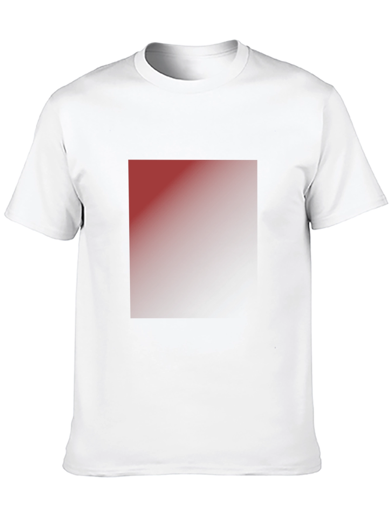 Mens Classic Black T-Shirt with Ombre Design