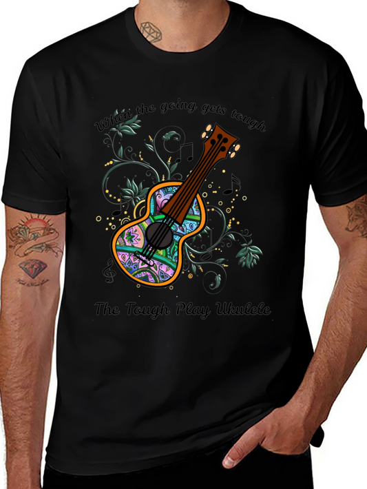Ukulele Graphic Tee - When the Going Gets Tough