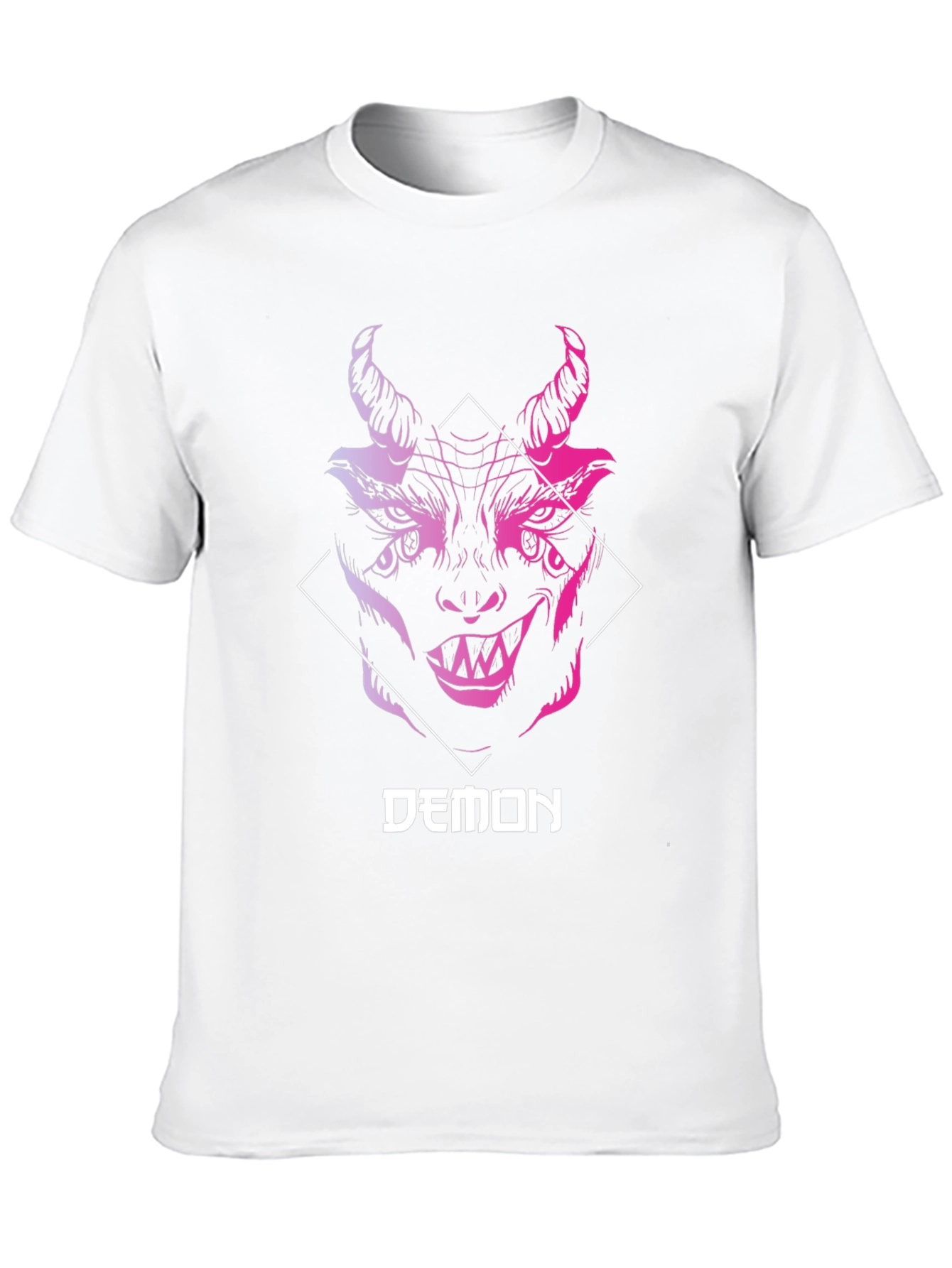 Demon Graphic T-Shirt - Edgy Streetwear