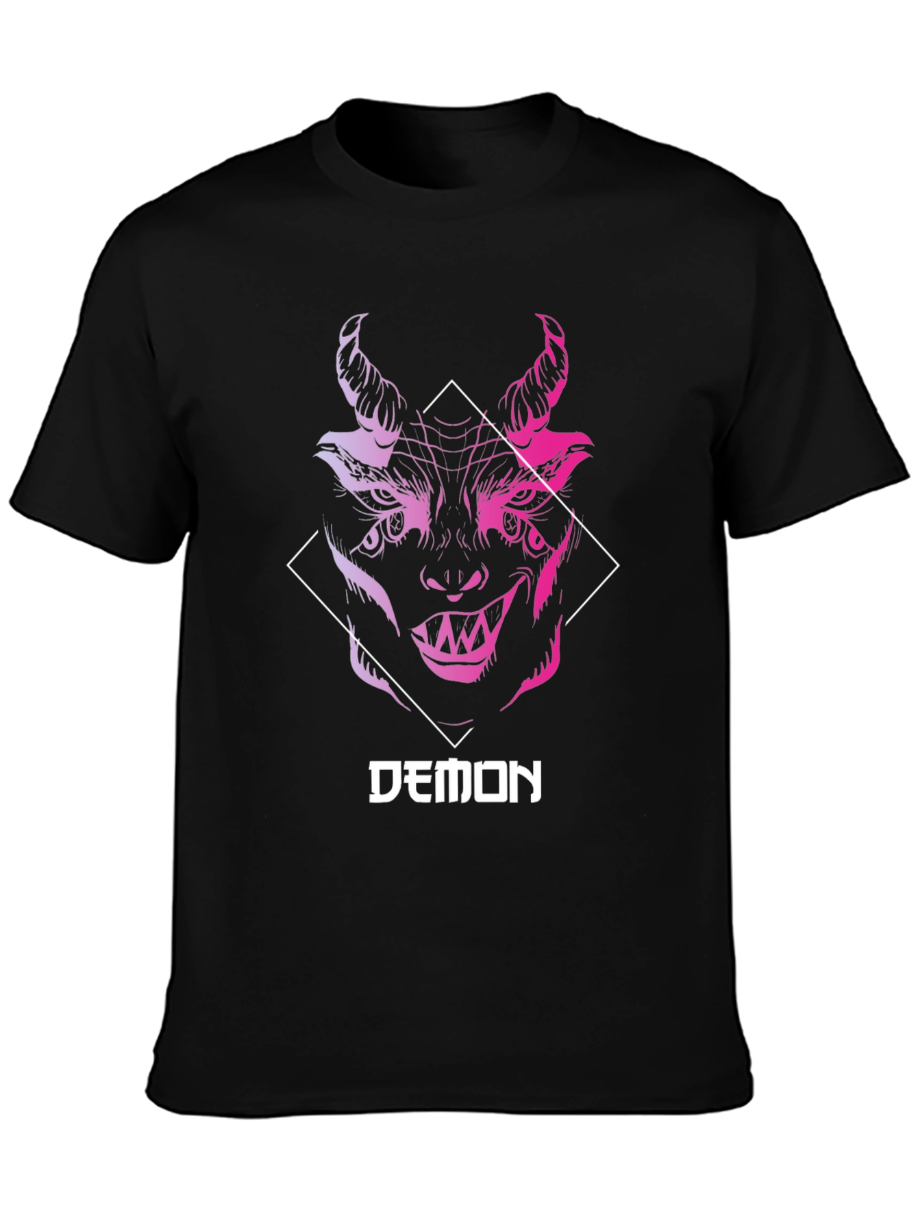 Demon Graphic T-Shirt - Edgy Streetwear