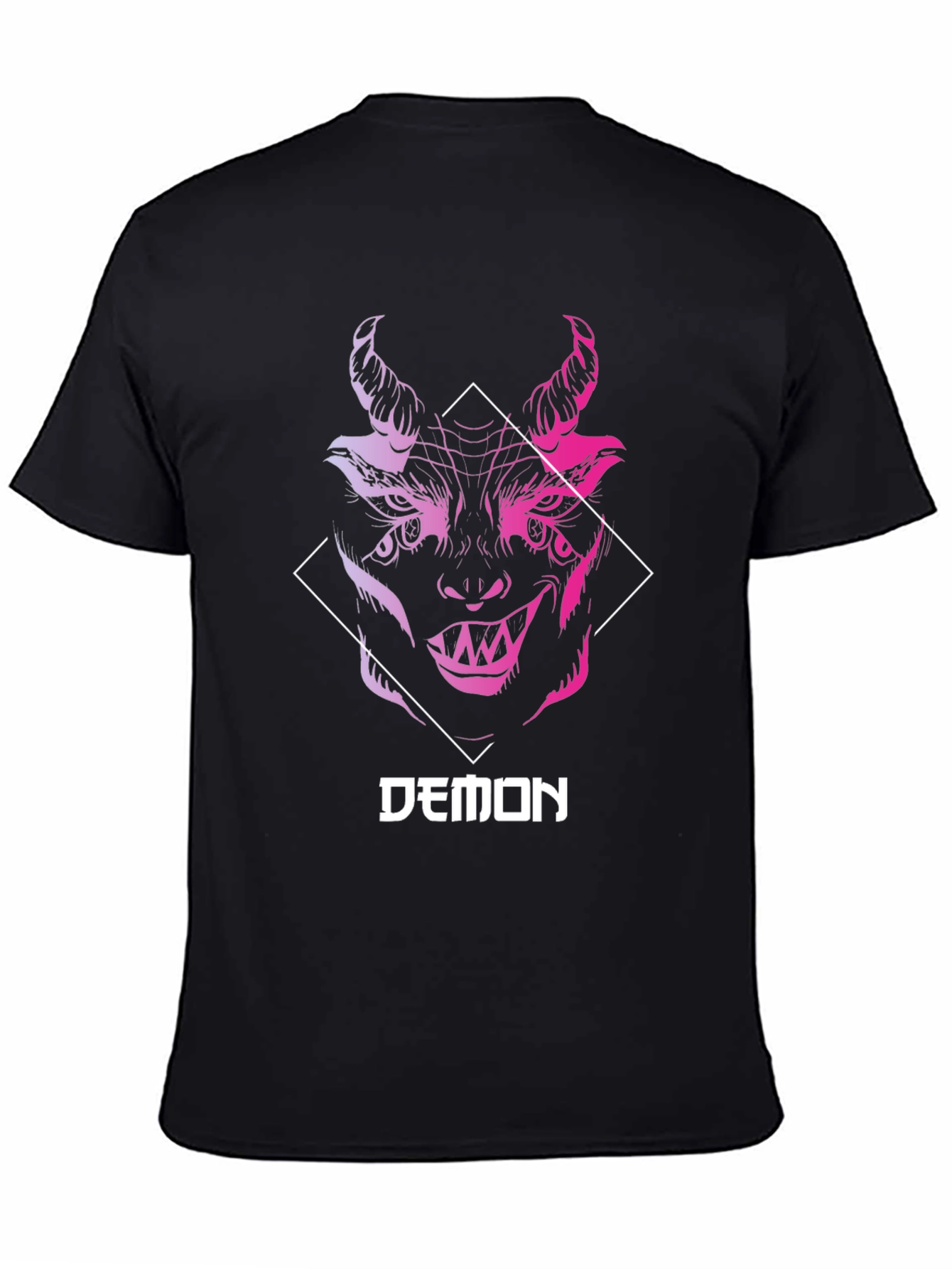Demon Graphic T-Shirt - Edgy Streetwear