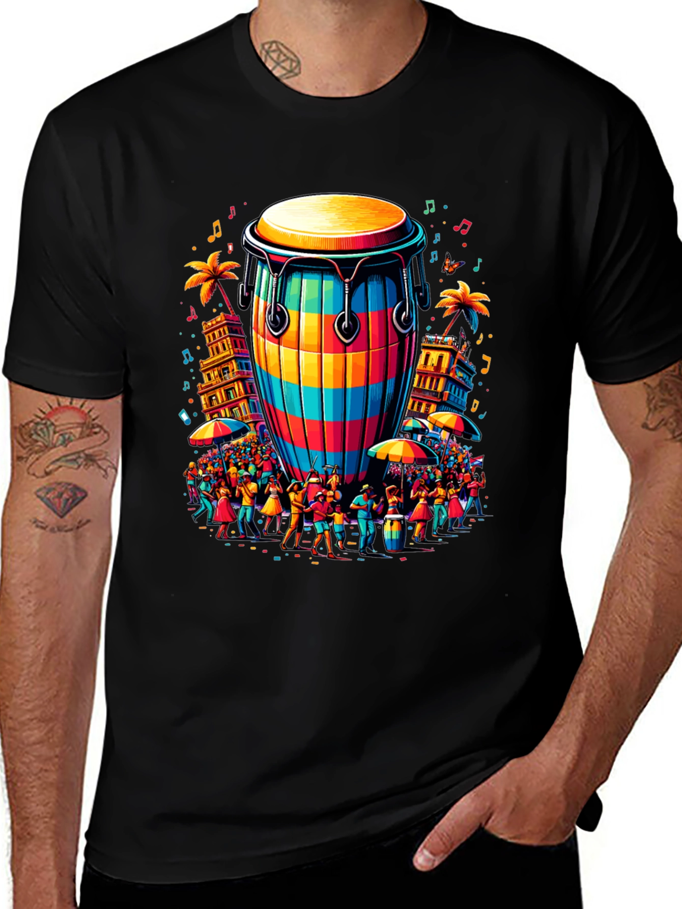 Vibrant Cuban Music T-Shirt