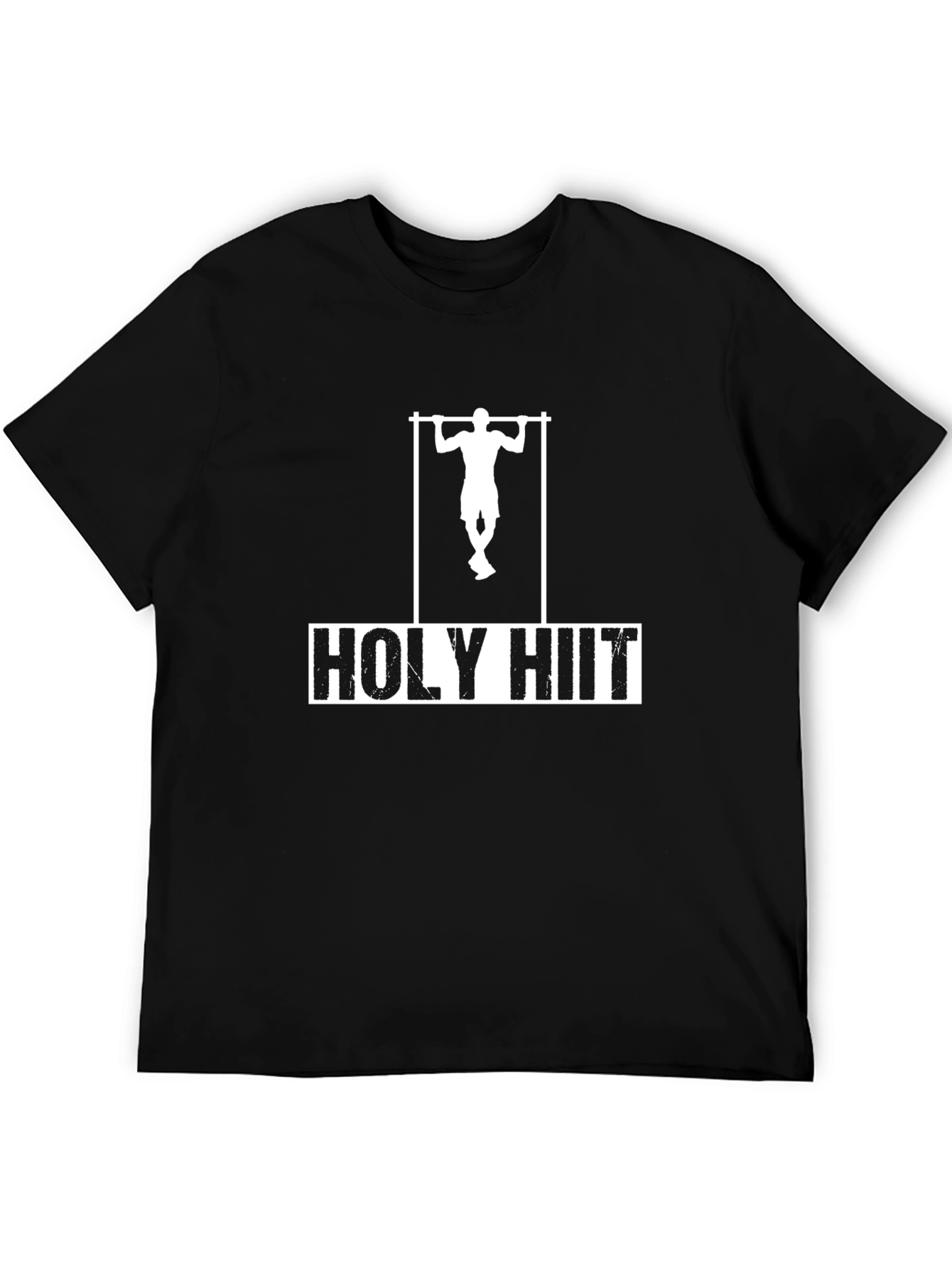 Holy HIIT Black Graphic T-Shirt